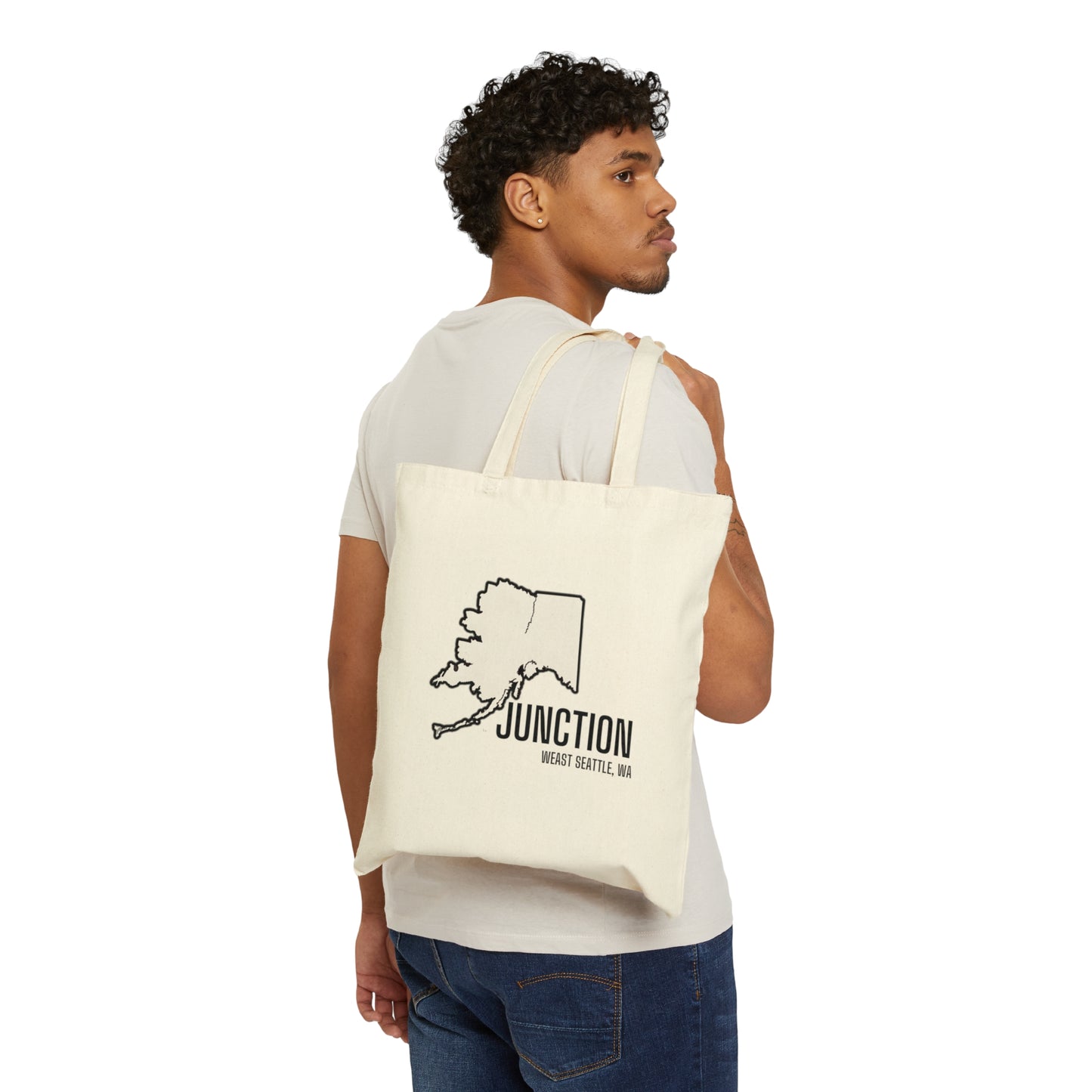 Alaska Junction Cotton Canvas Tote Bag