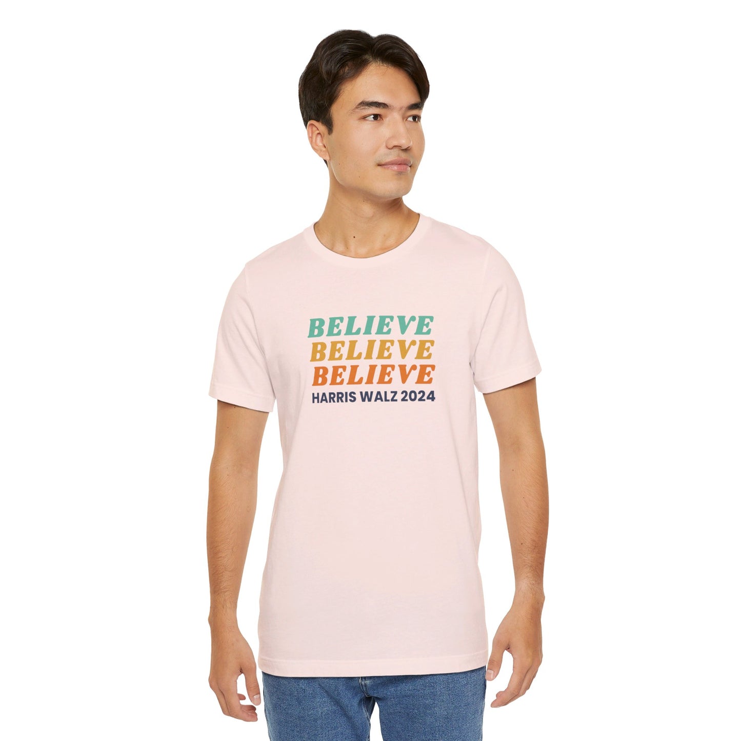 Believe Harris Walz Jersey Short Sleeve Tee