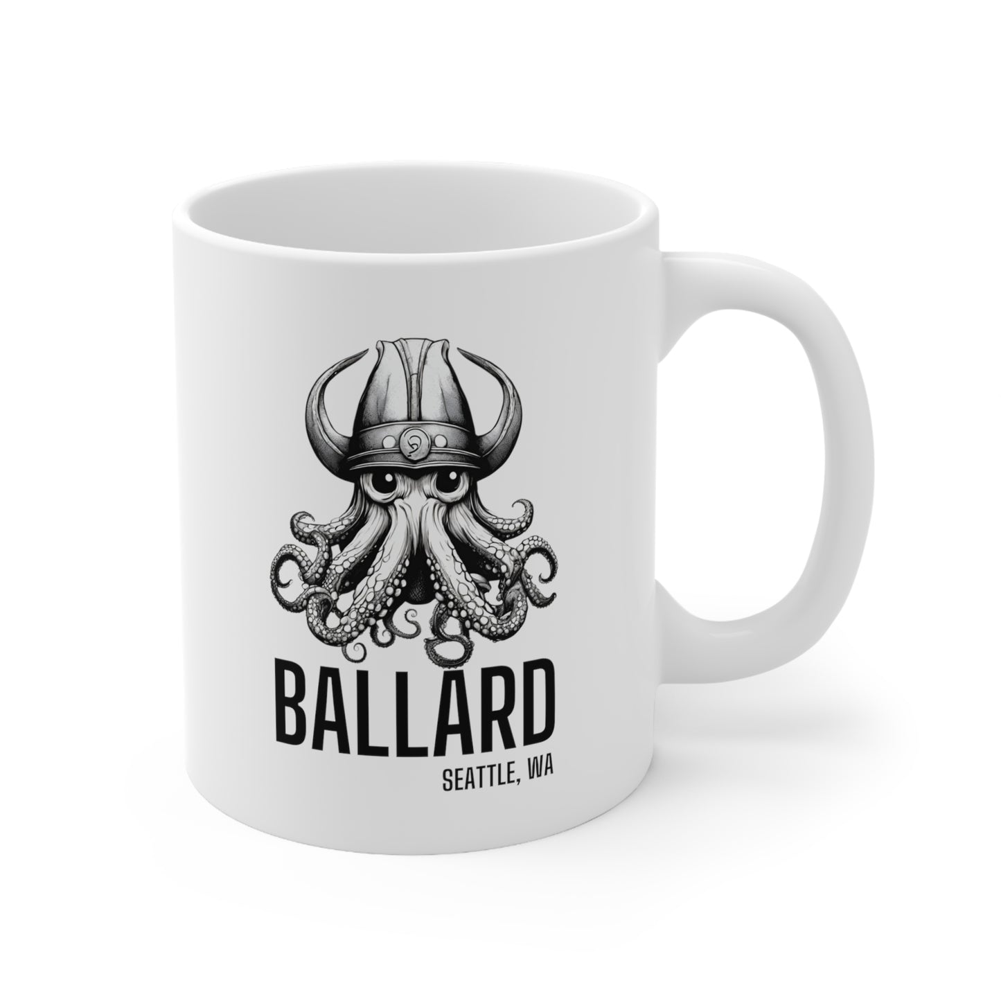 Ballard Octopus Ceramic Mug 11oz