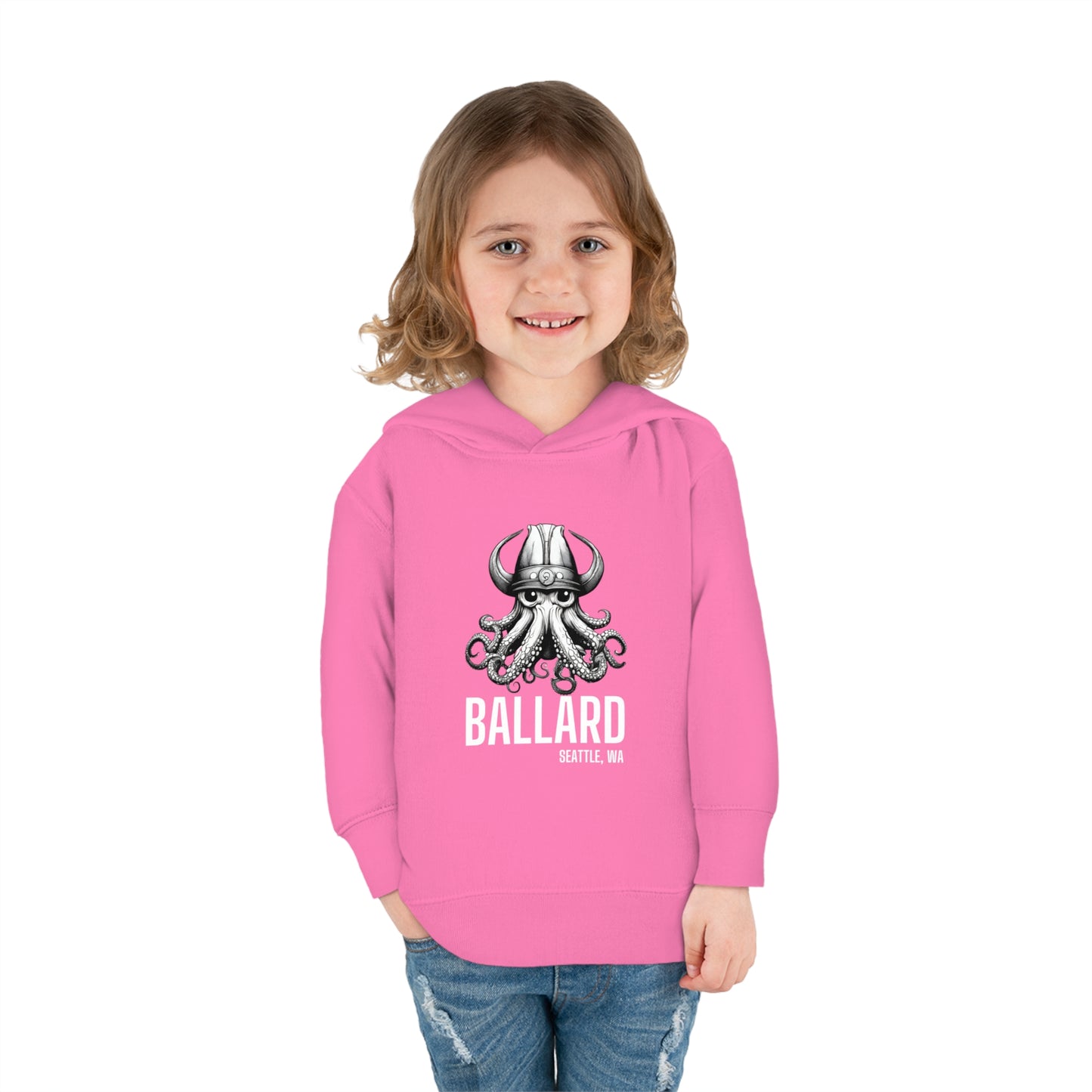 Ballard Octopus Toddler Pullover Fleece Hoodie