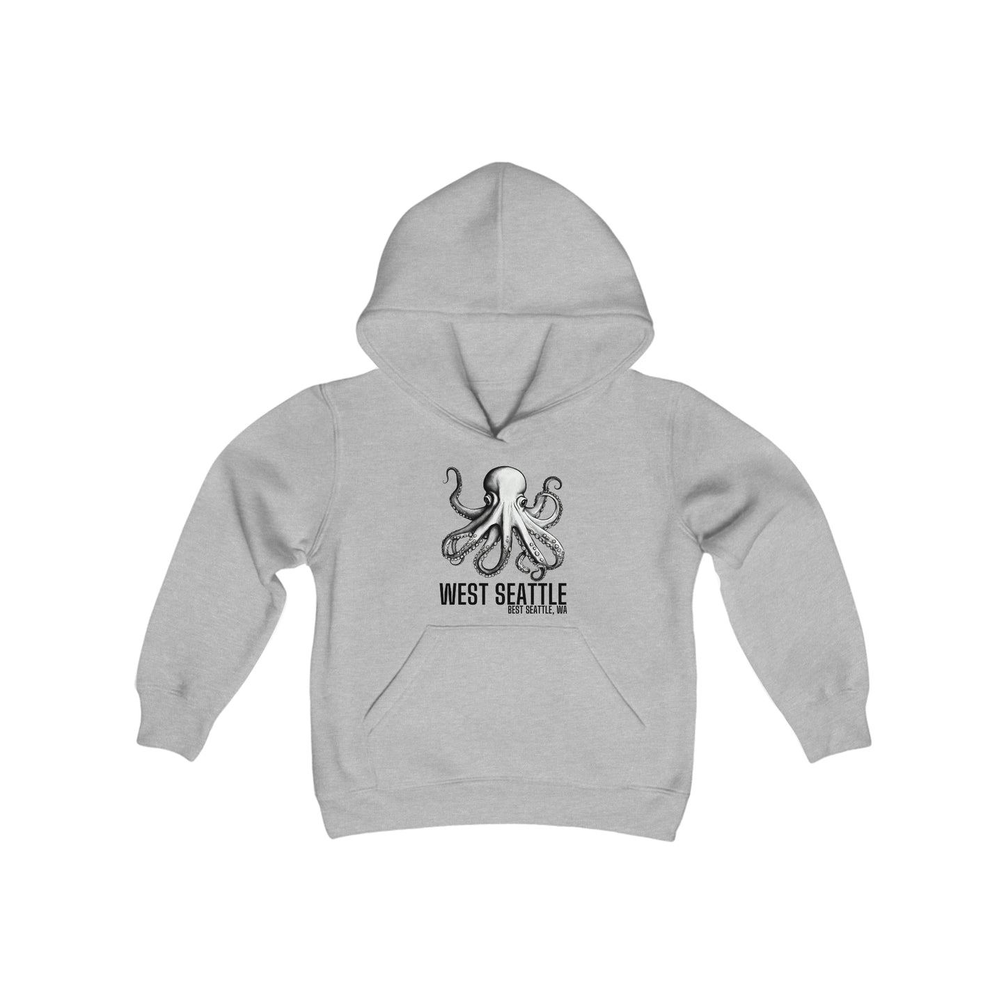 West Seattle Youth Heavy Blend Hooded Sweatshirt