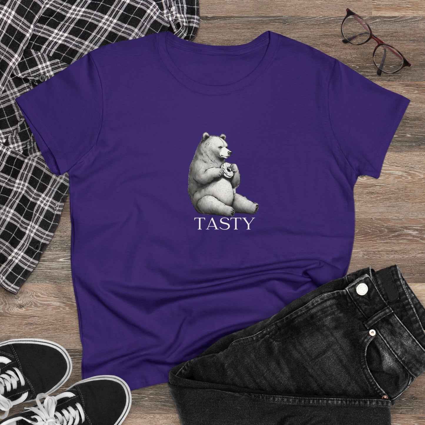 Tasty Women's Midweight Cotton Tee