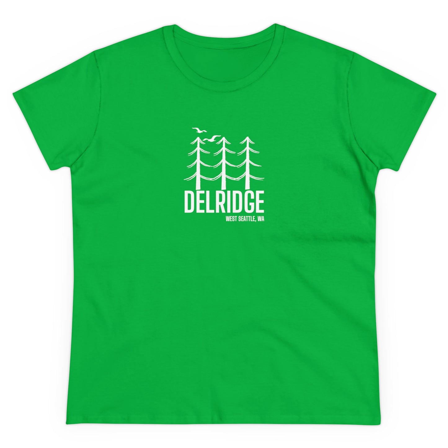 Delridge West Seattle Women's Midweight Cotton Tee