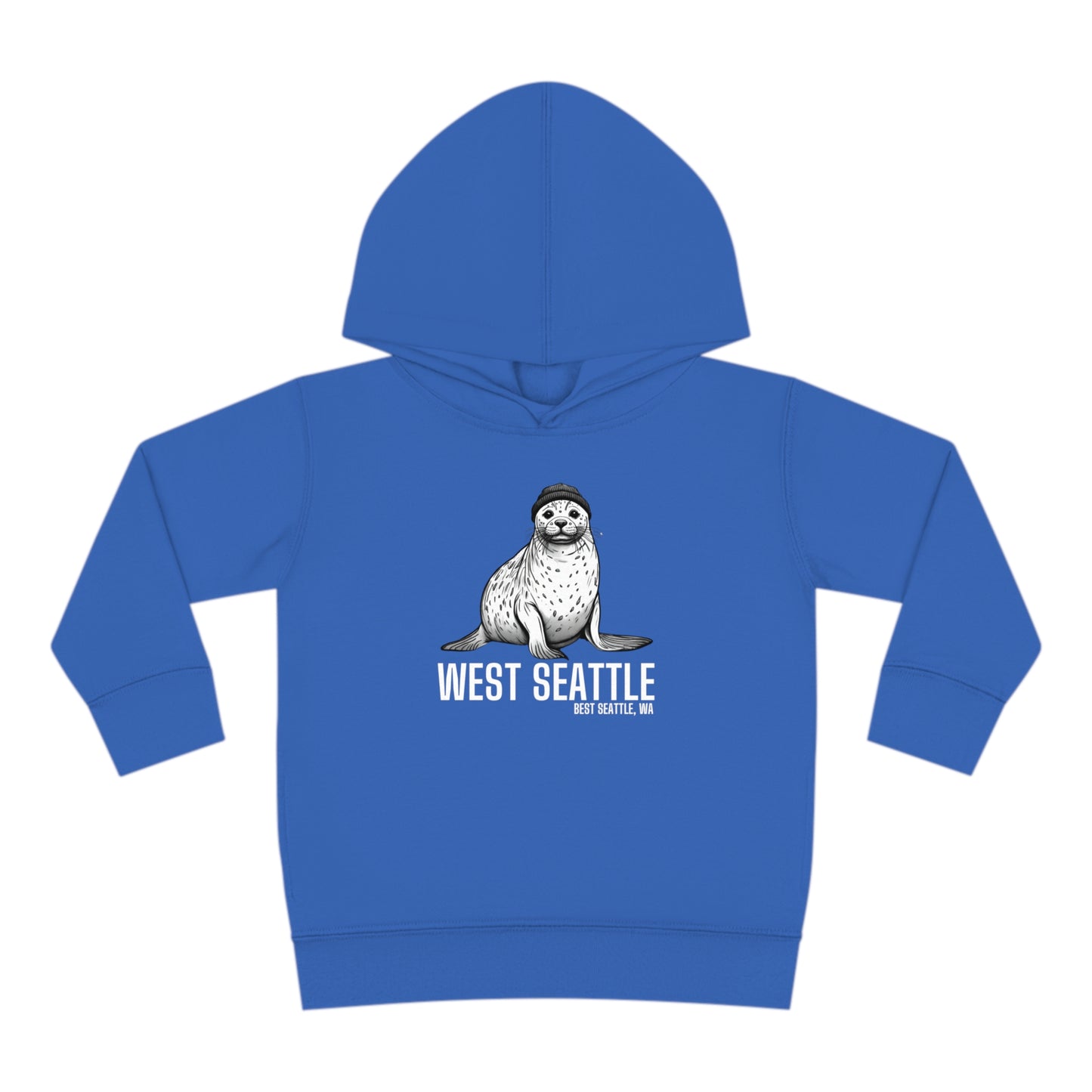 West Seattle Harbor Seal Toddler Pullover Fleece Hoodie