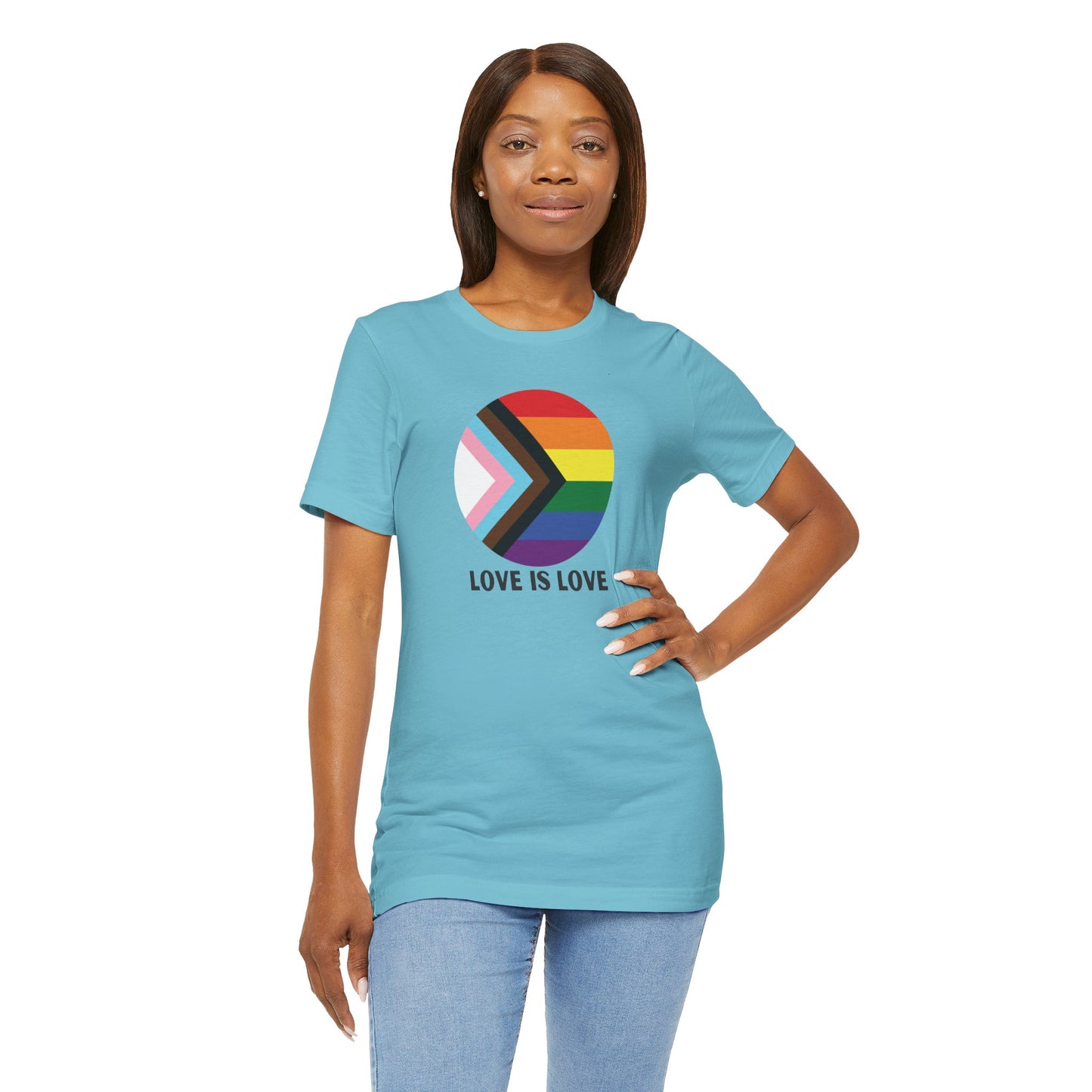 Love Is Love Jersey Short Sleeve Tee