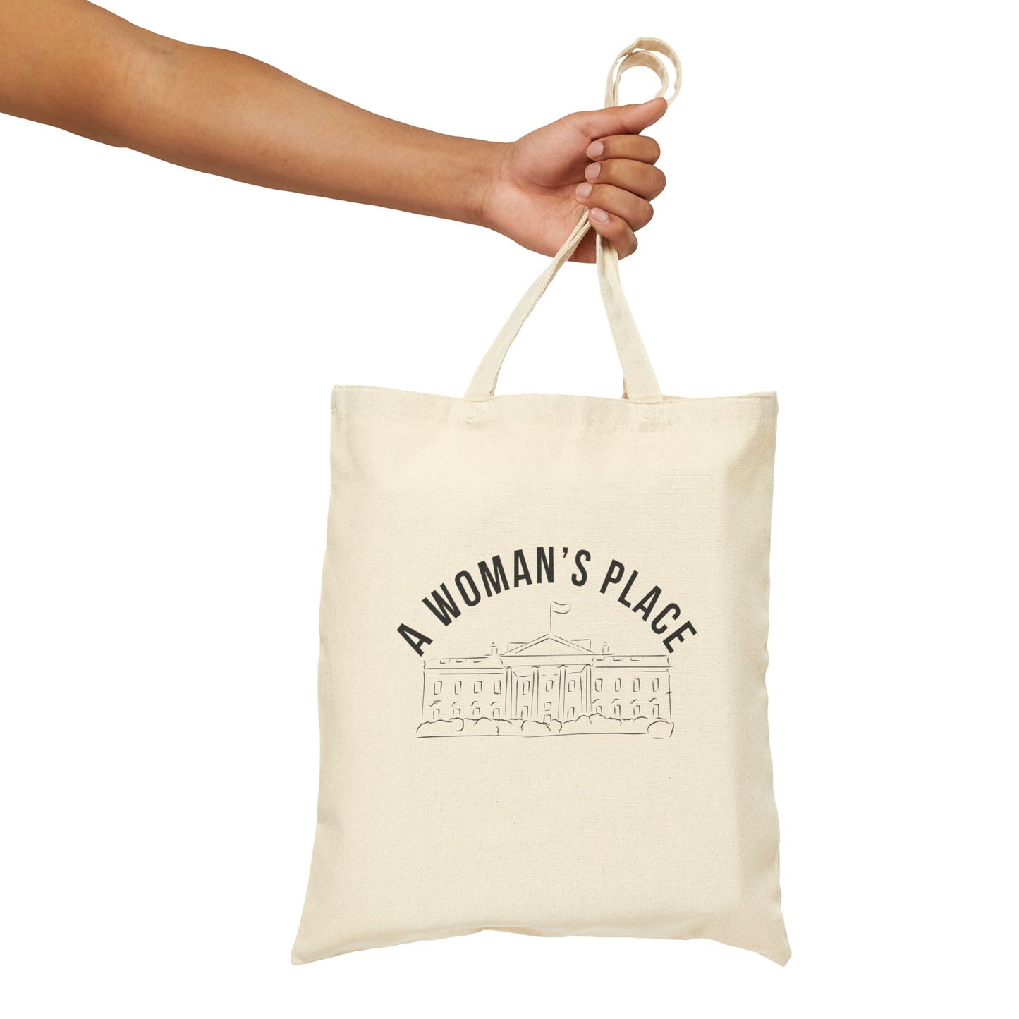 A Woman’s Place Cotton Canvas Tote Bag