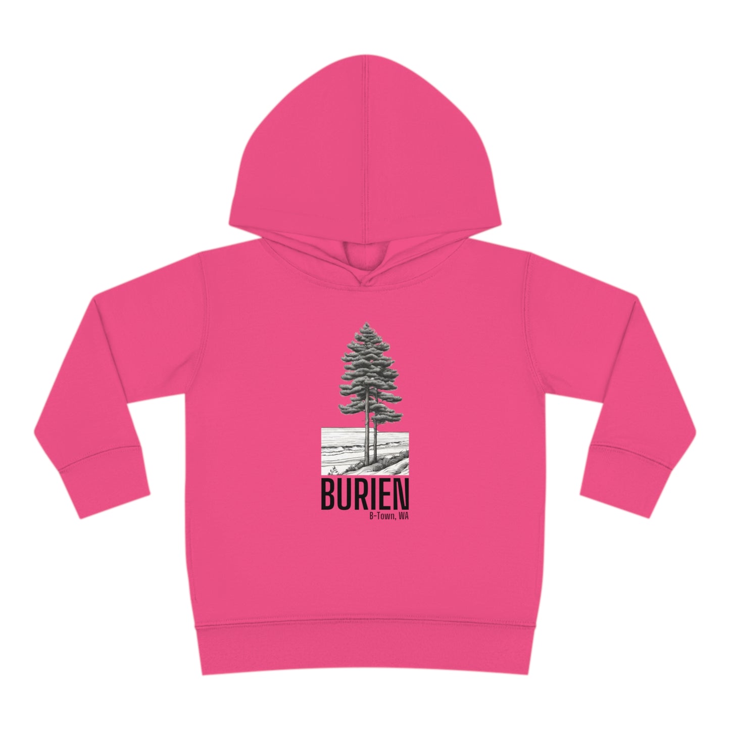 Burien WA Toddler Pullover Fleece Hoodie