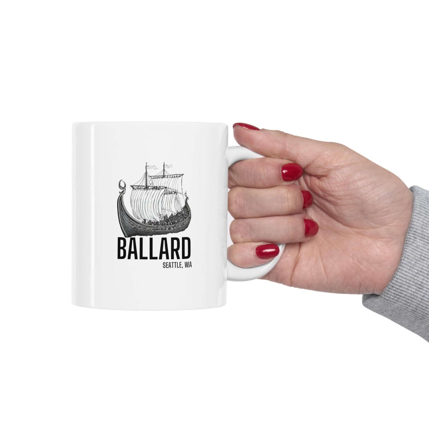 Ballard Seattle Ceramic Mug 11oz