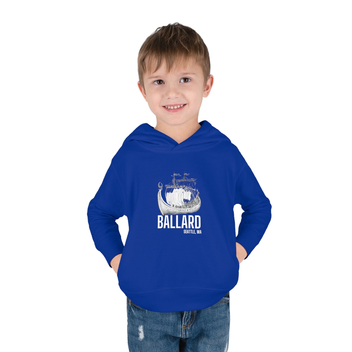 Ballard Seattle Toddler Pullover Fleece Hoodie