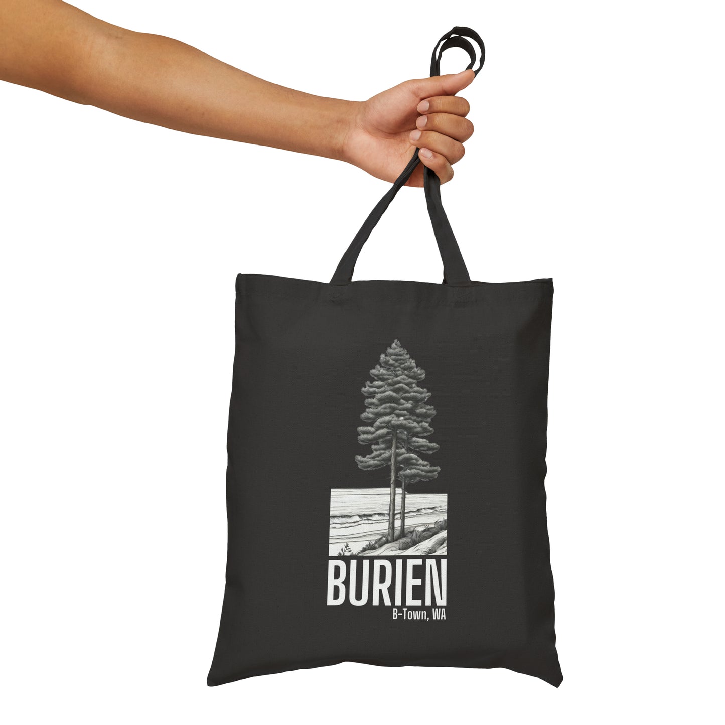 Burien WA Cotton Canvas Tote Bag