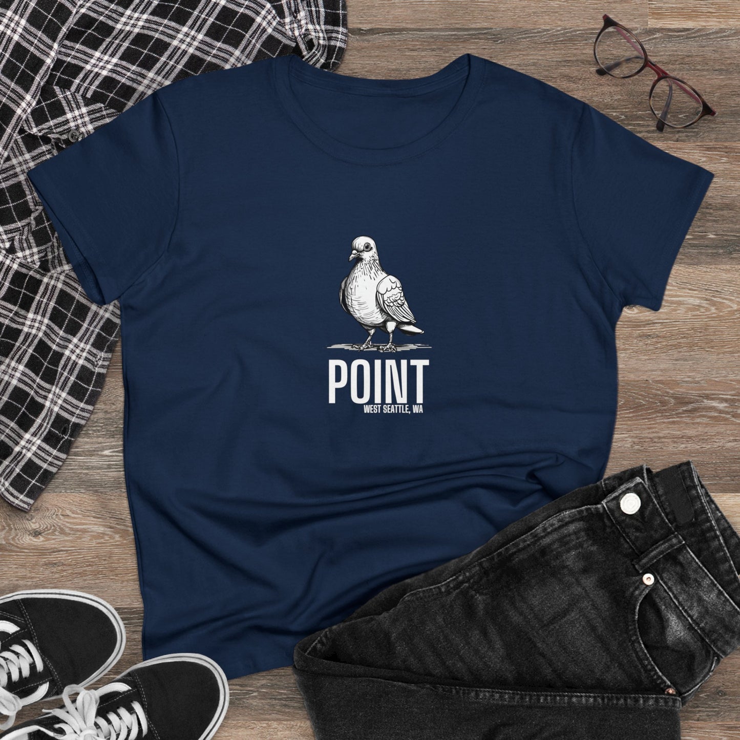 Pigeon Point Women's Midweight Cotton Tee