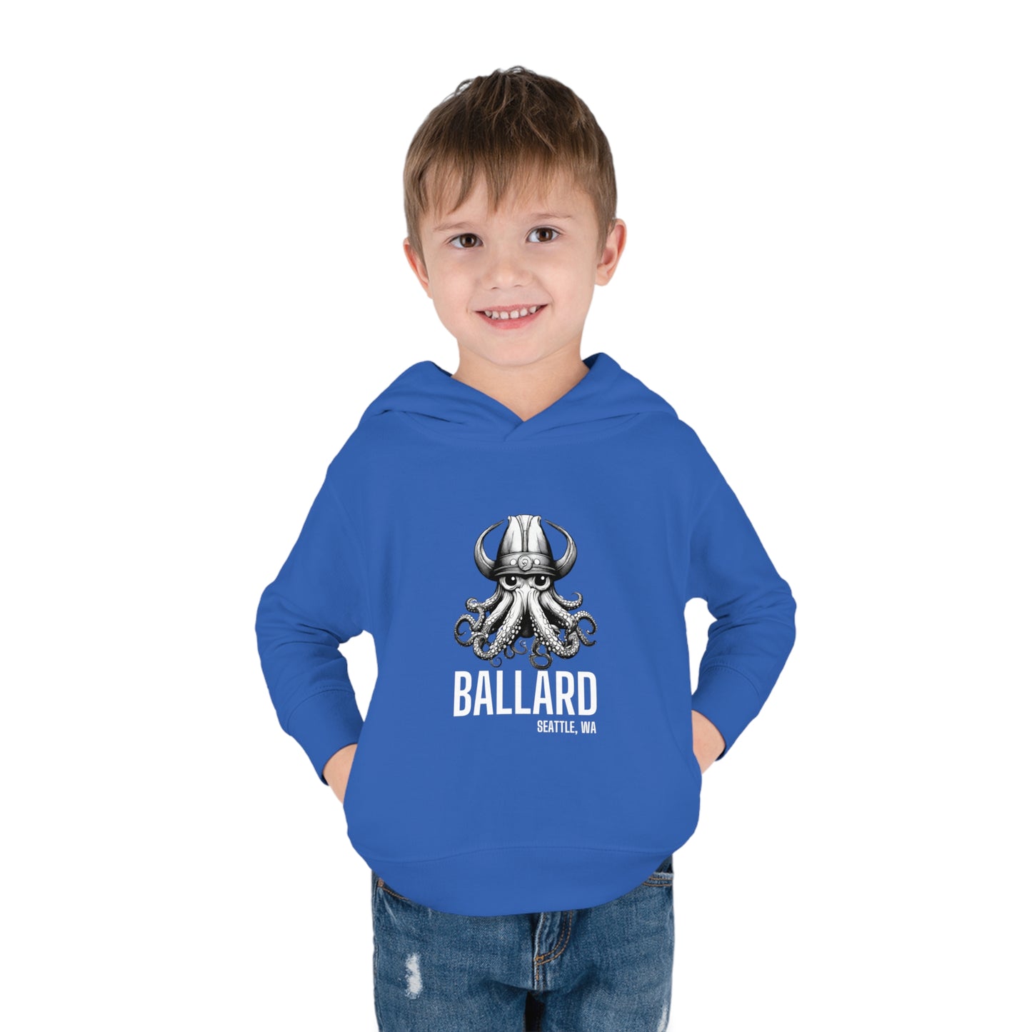 Ballard Octopus Toddler Pullover Fleece Hoodie