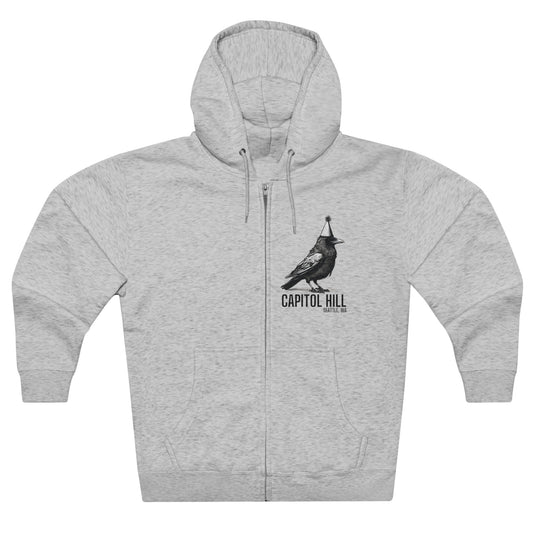 Capitol Hill Seattle Unisex Zip Hoodie