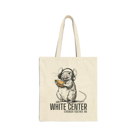 White Center WA Cotton Canvas Tote Bag