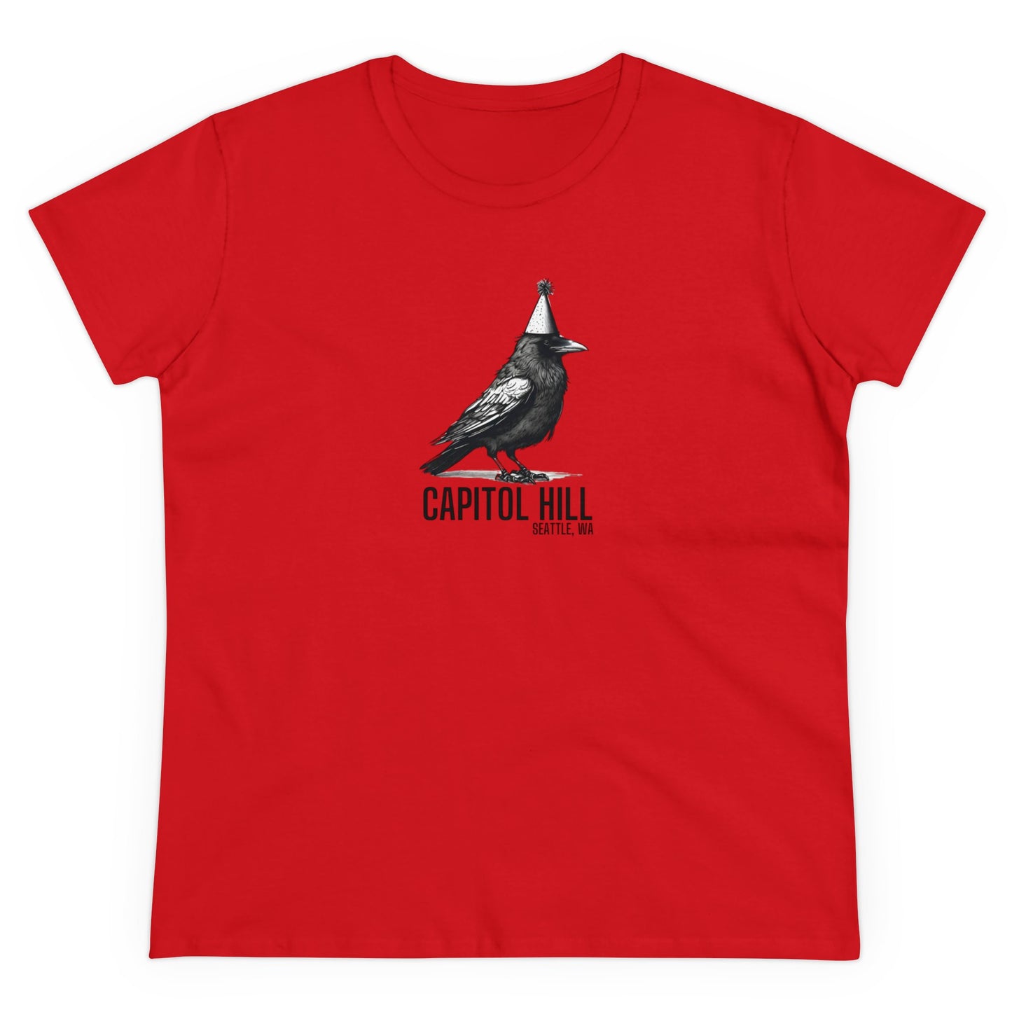 Capitol Hill Seattle Women's Midweight Cotton Tee