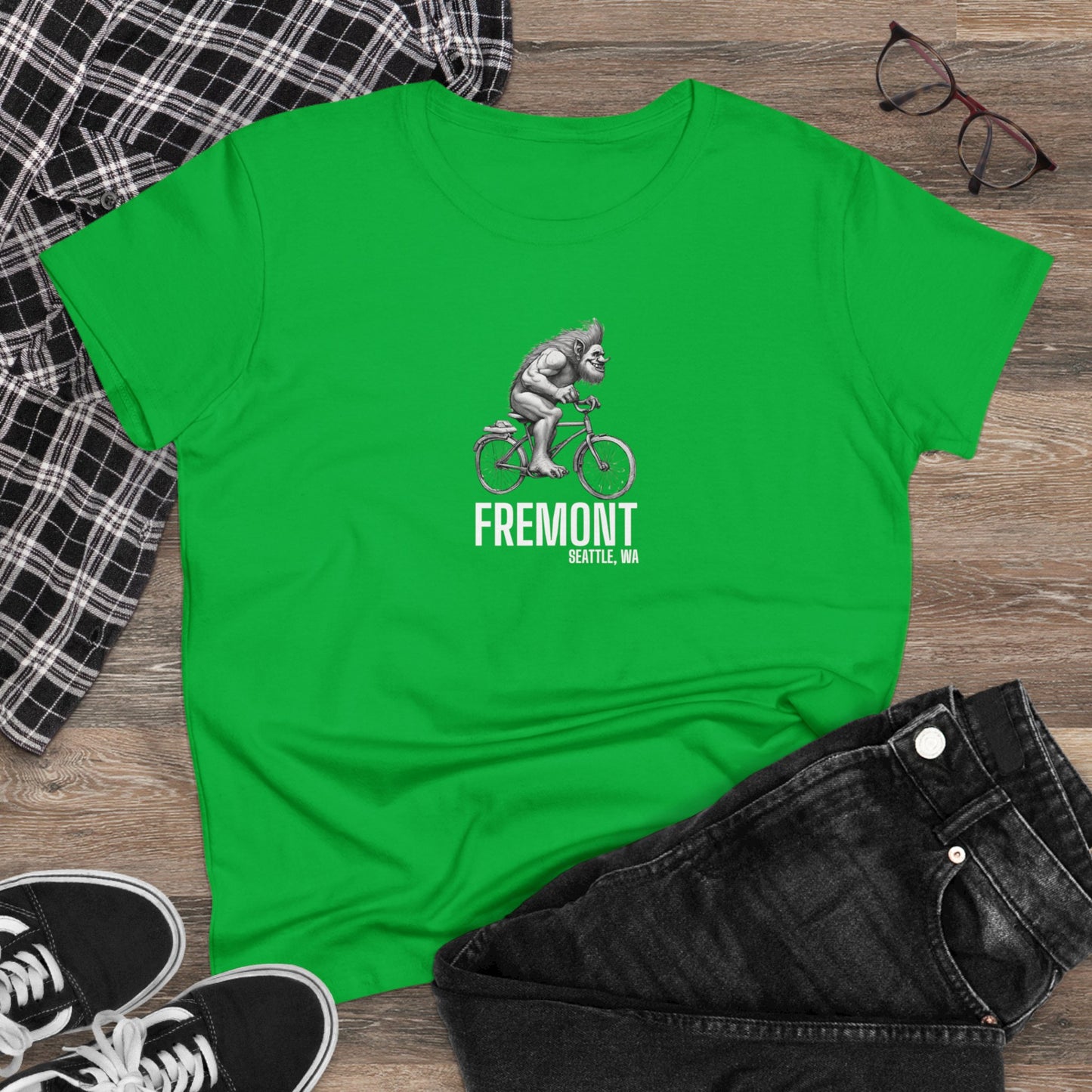 Fremont Seattle Women's Midweight Cotton Tee