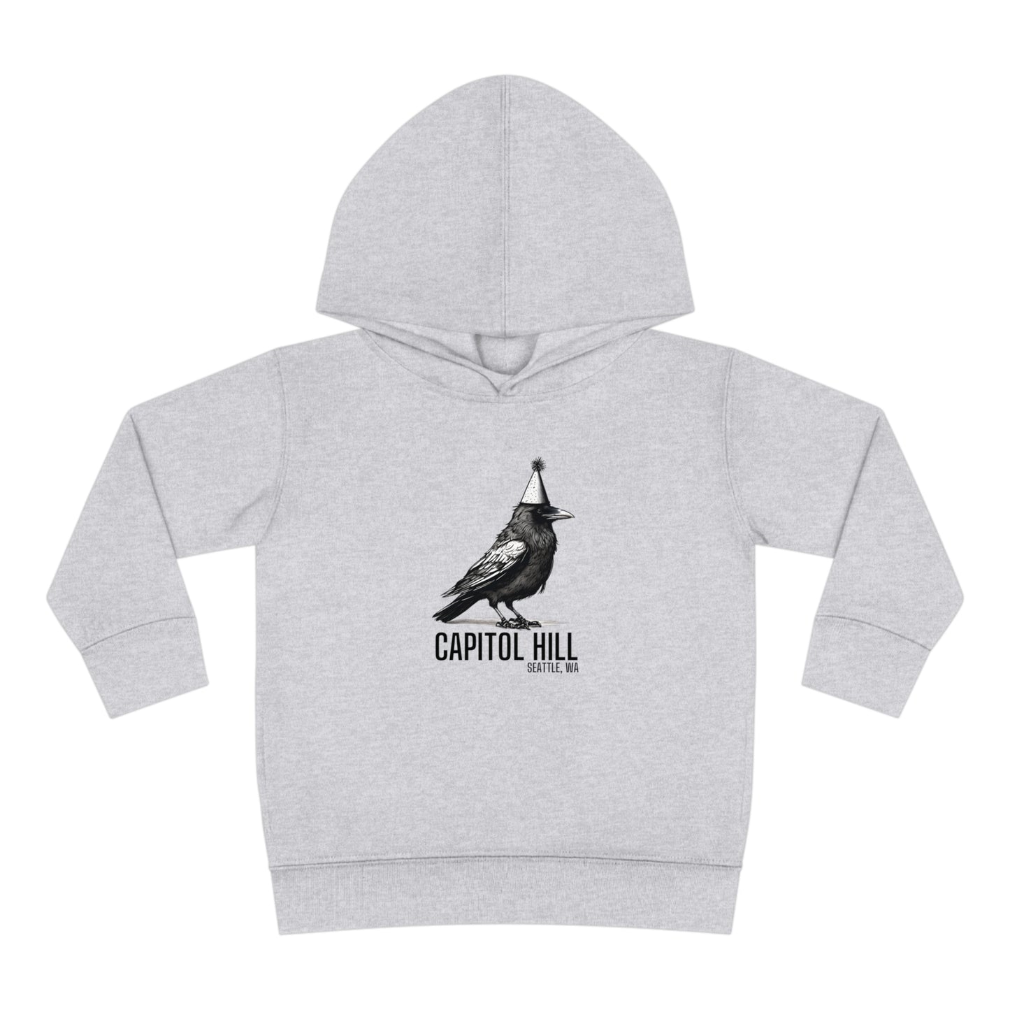 Capitol Hill Seattle Toddler Pullover Fleece Hoodie