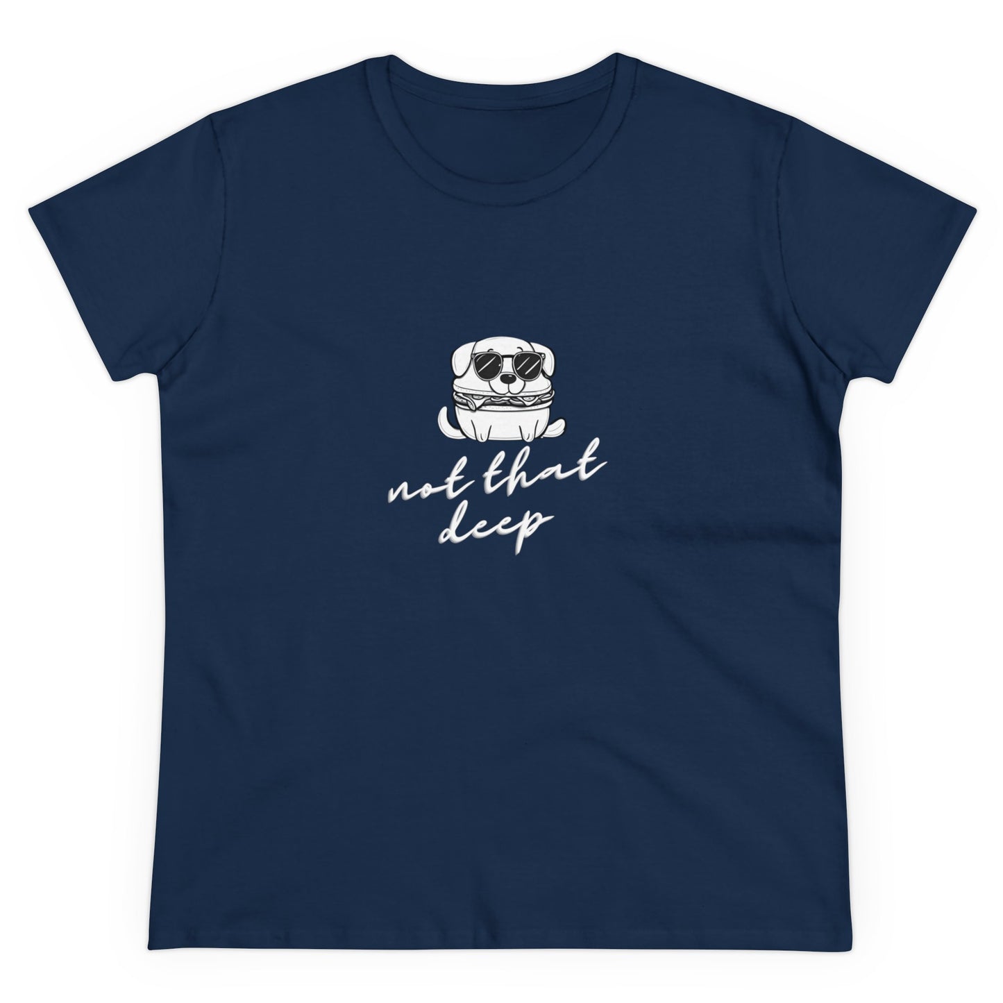 Not that deep Women's Midweight Cotton Tee