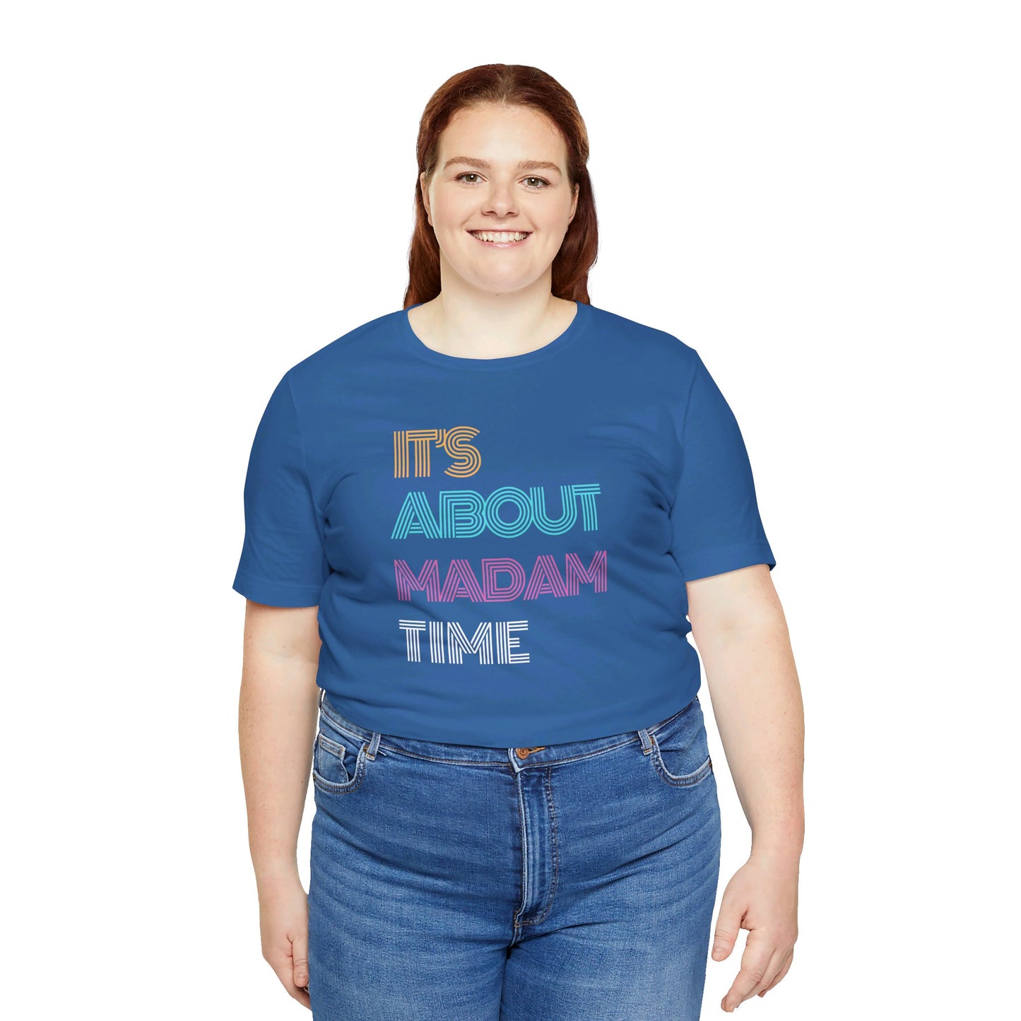 Neon It’s About Madam Time Jersey Short Sleeve Tee