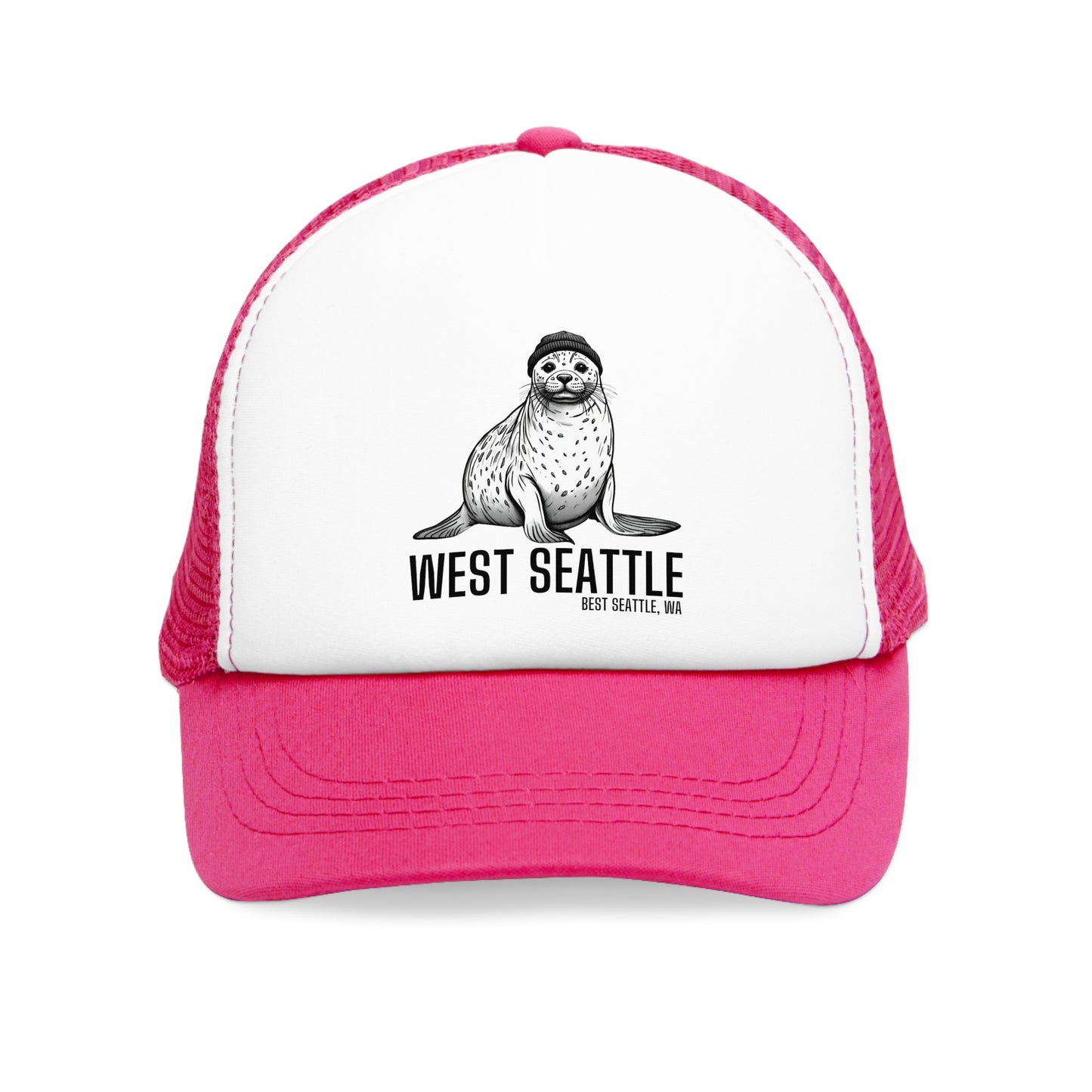 West Seattle Harbor Seal Mesh Cap