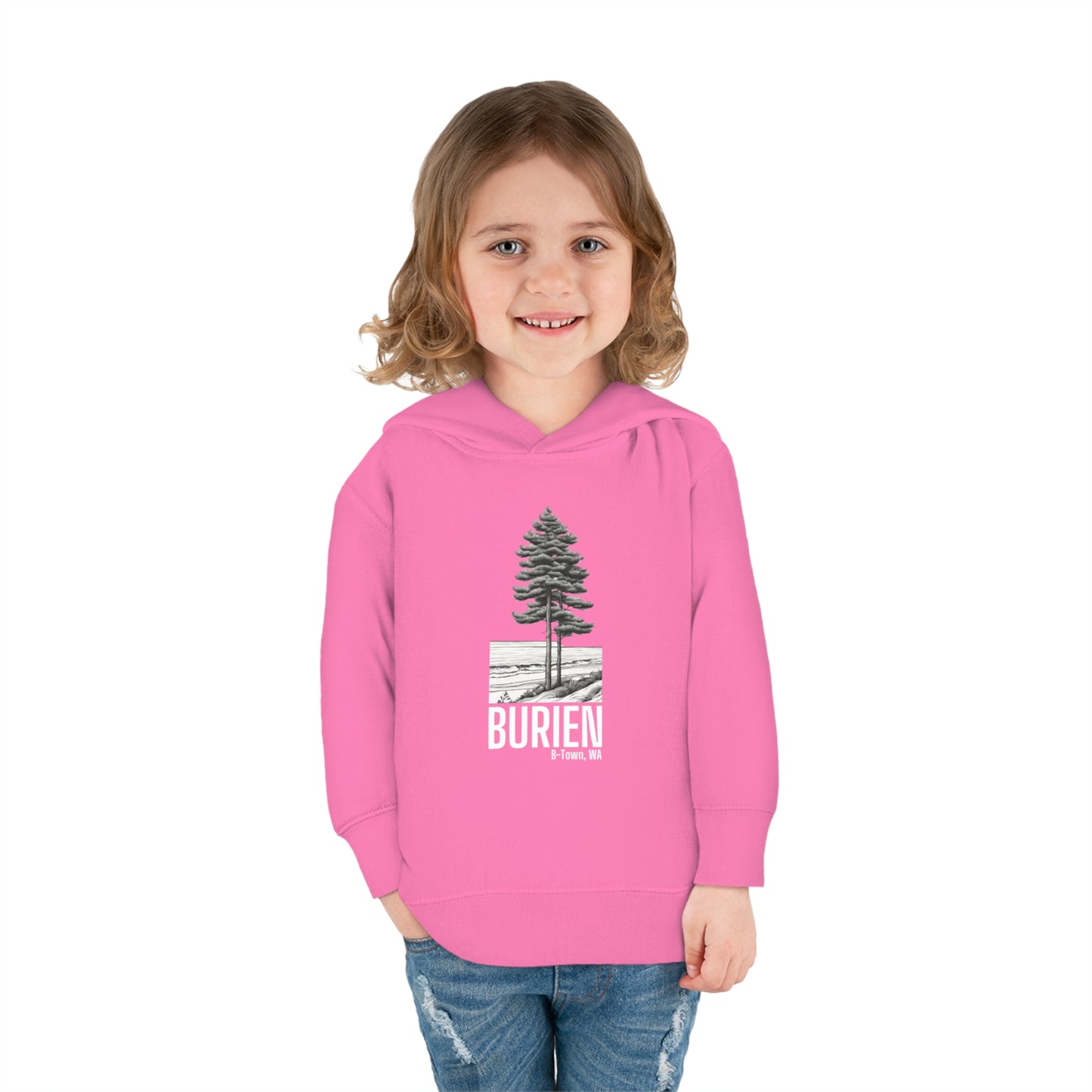 Burien WA Toddler Pullover Fleece Hoodie