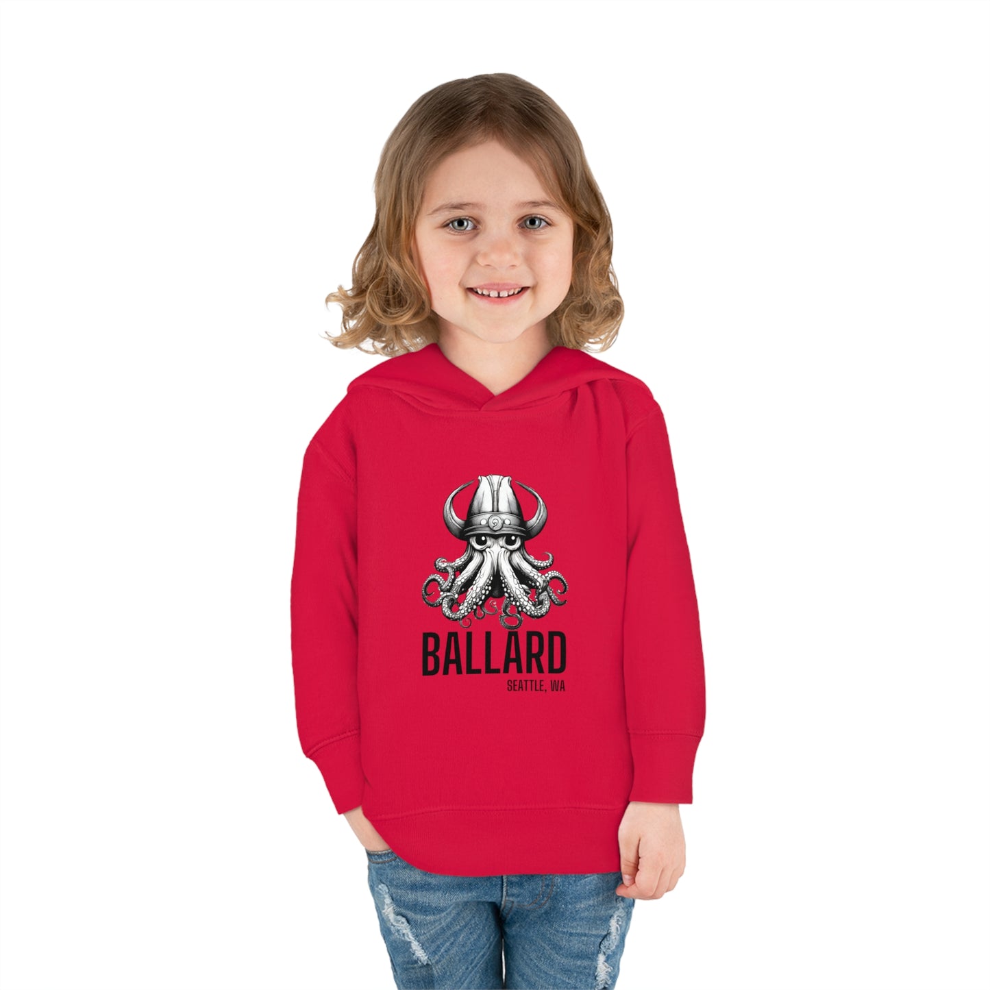 Ballard Octopus Toddler Pullover Fleece Hoodie