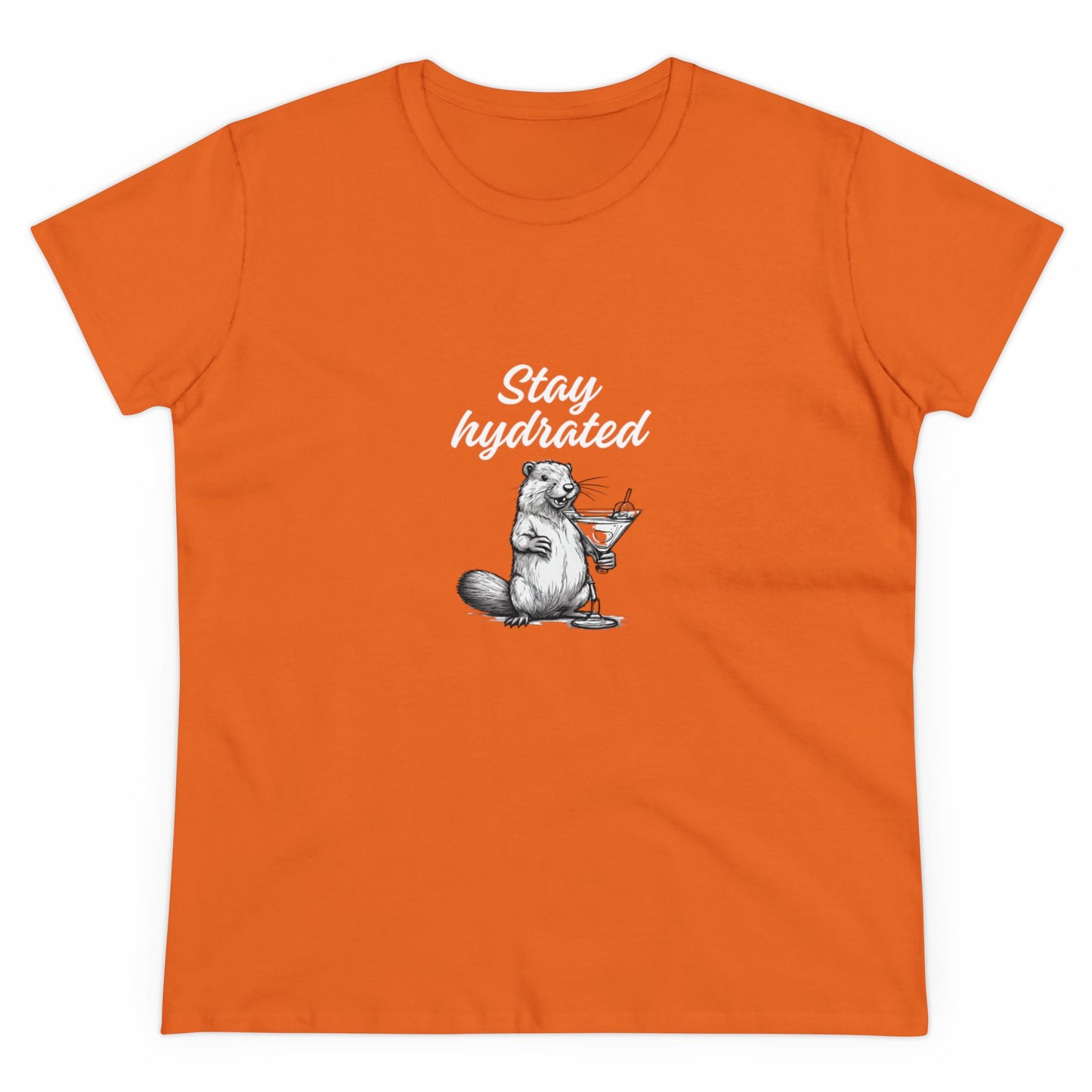 Stay Hydrated Women's Midweight Cotton Tee