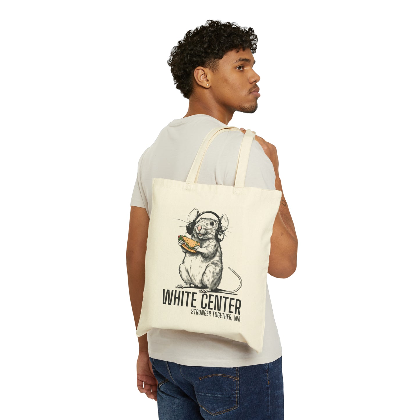 White Center WA Cotton Canvas Tote Bag