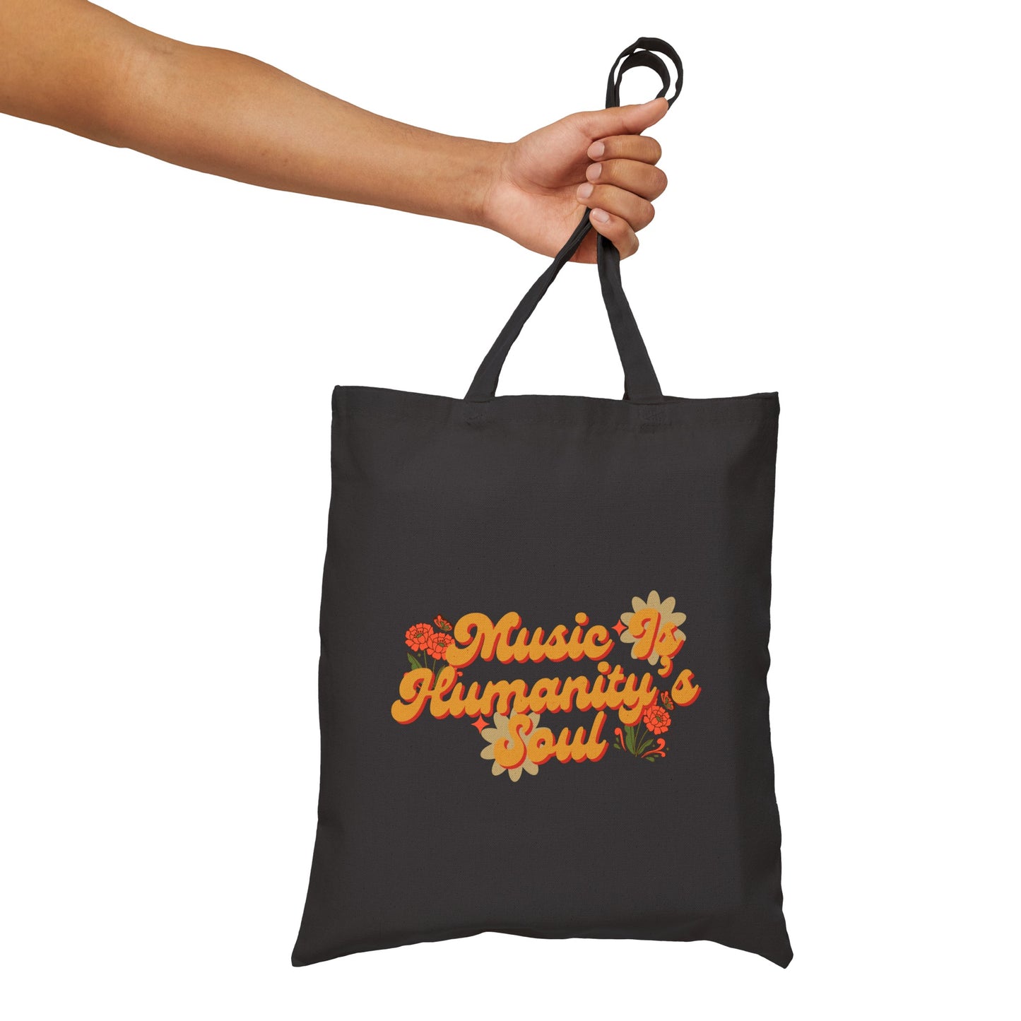 Music Is Humanity’s Soul Cotton Canvas Tote Bag