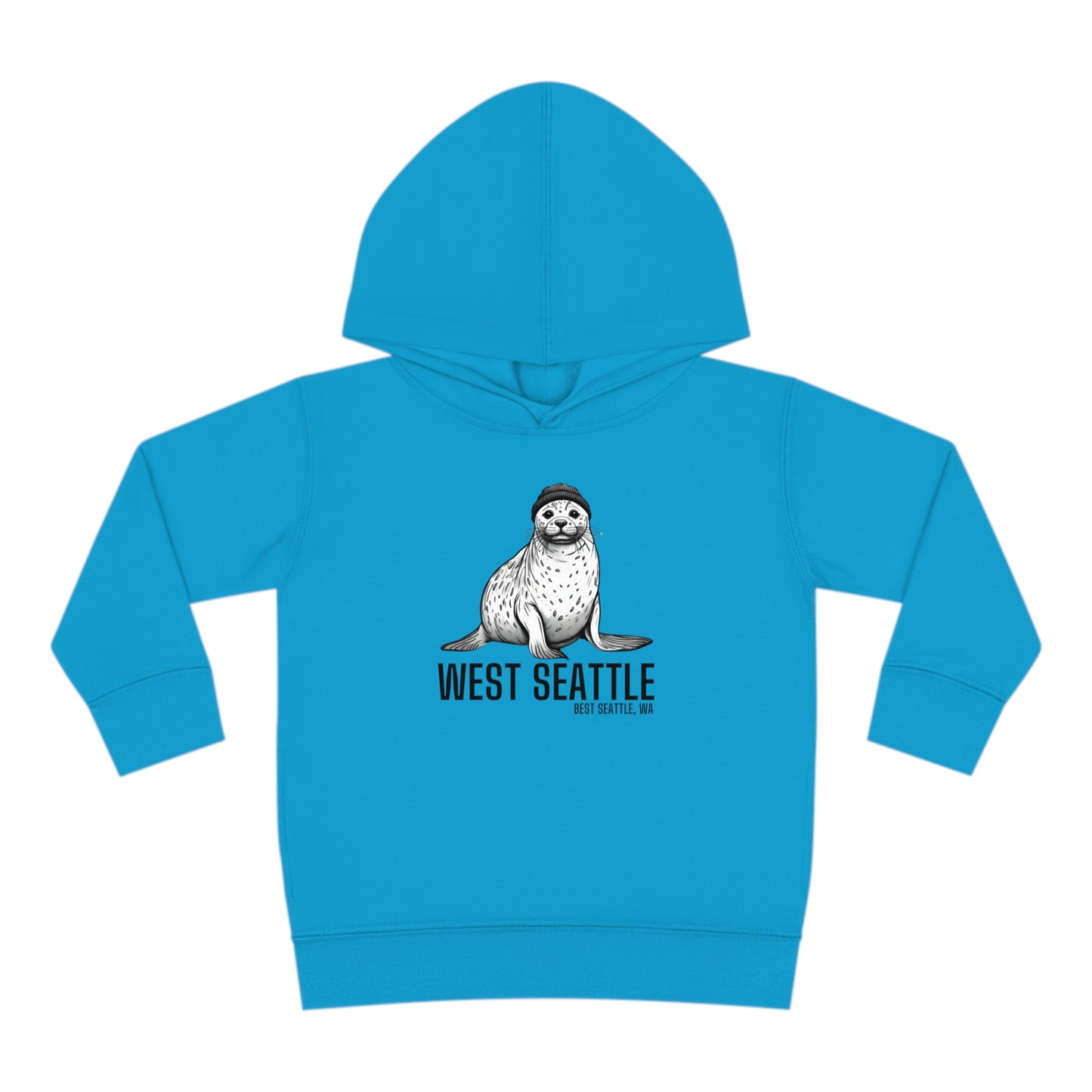 West Seattle Harbor Seal Toddler Pullover Fleece Hoodie