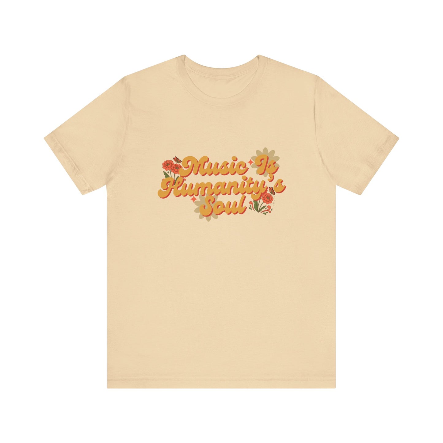 Music Is Humanity’s Soul Jersey Short Sleeve Tee