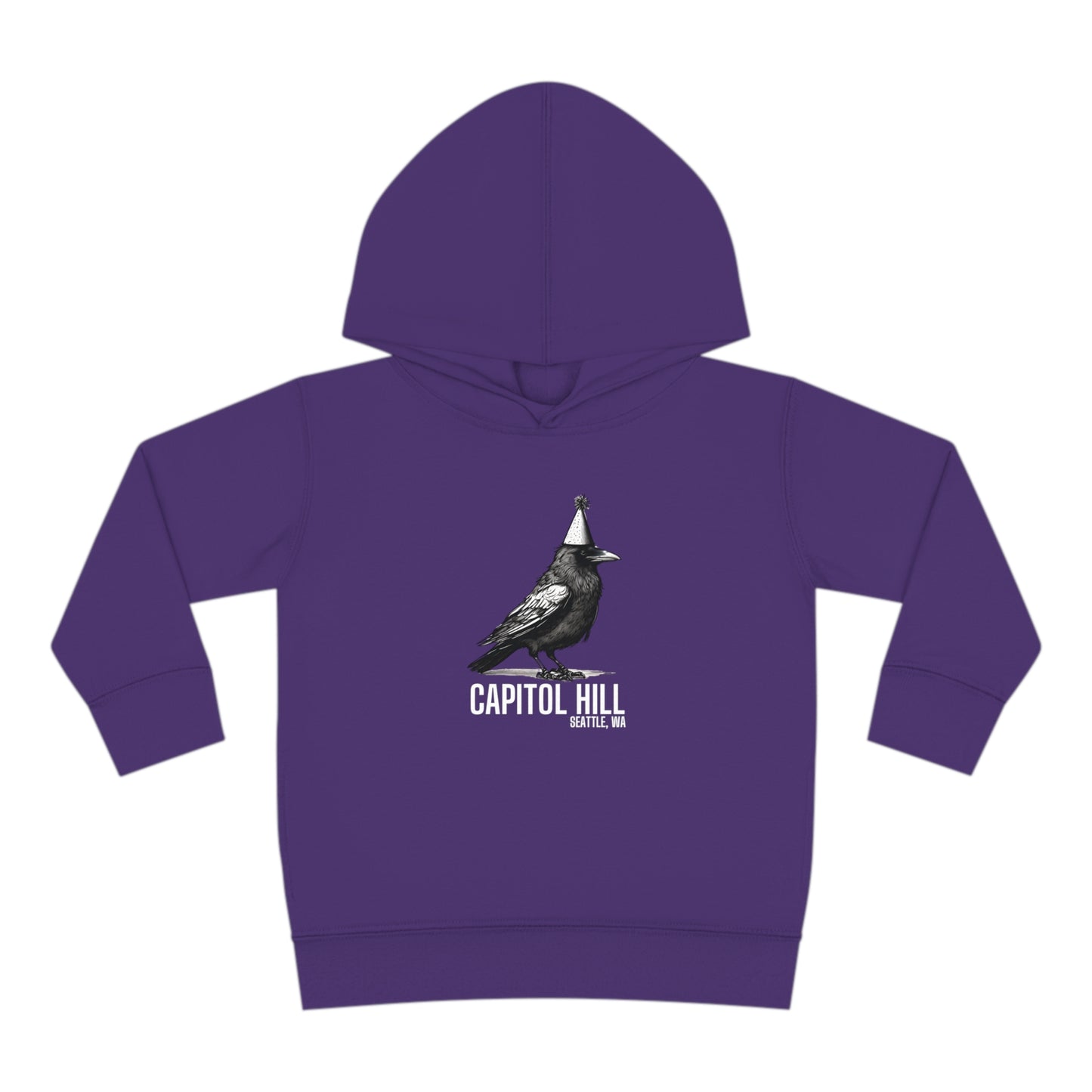 Capitol Hill Seattle Toddler Pullover Fleece Hoodie