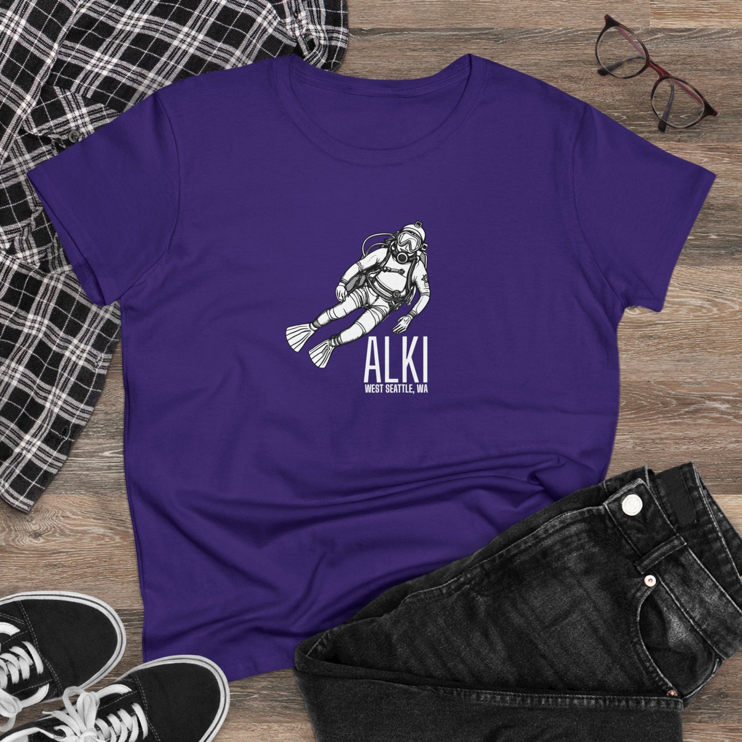 Alki Women's Midweight Cotton Tee