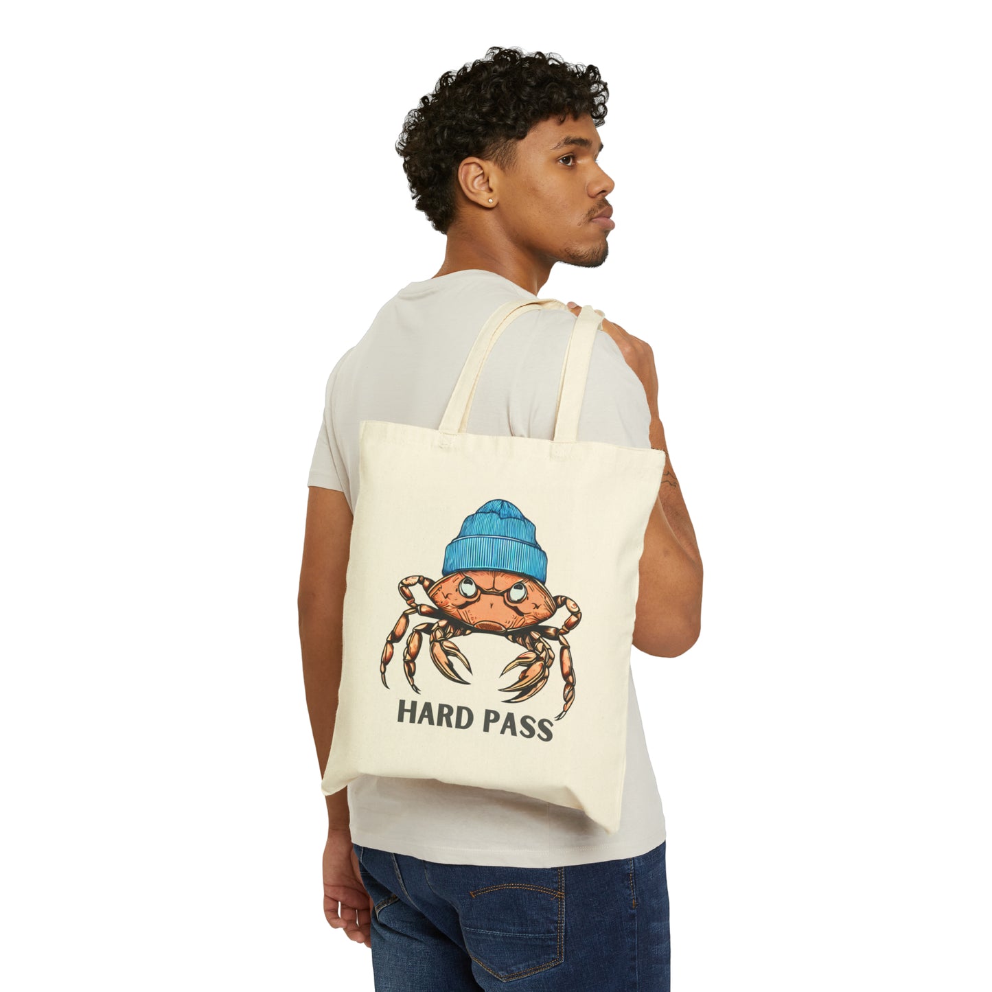 Hard Pass Cotton Canvas Tote Bag