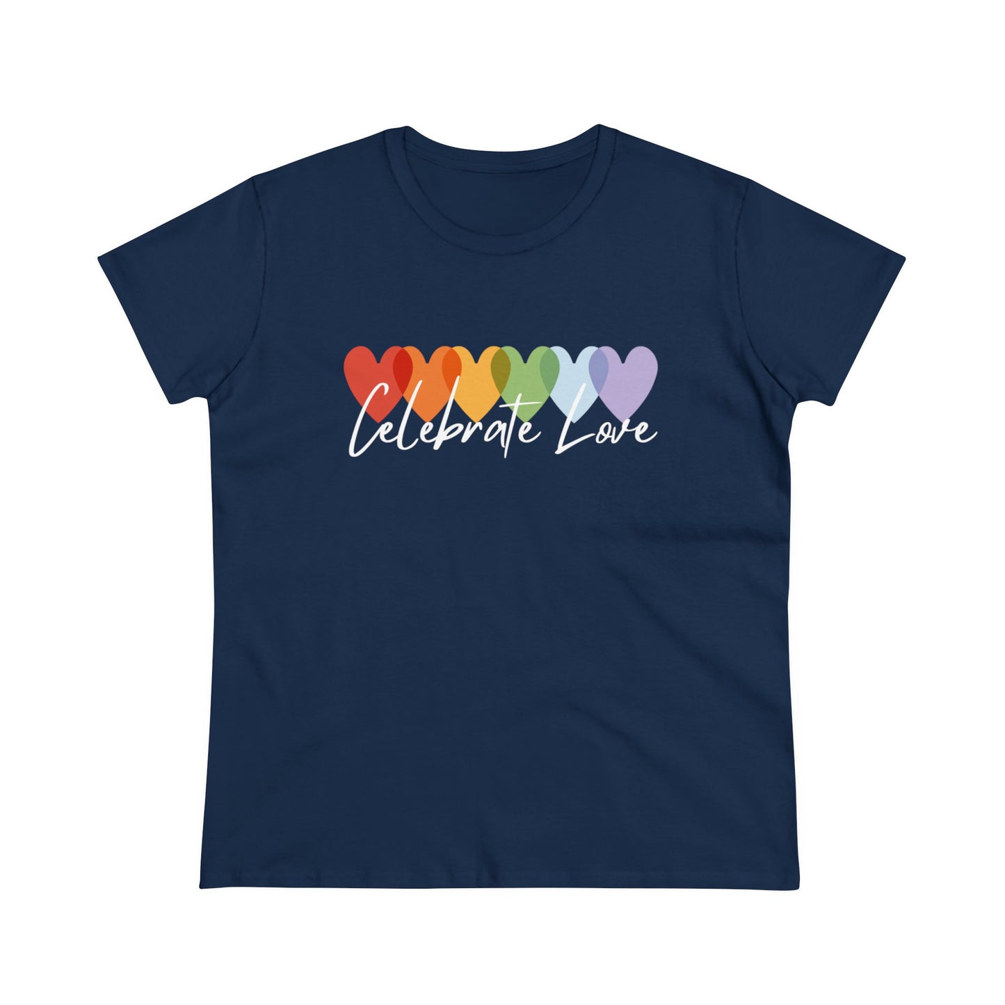 Celebrate Love Women's Midweight Cotton Tee