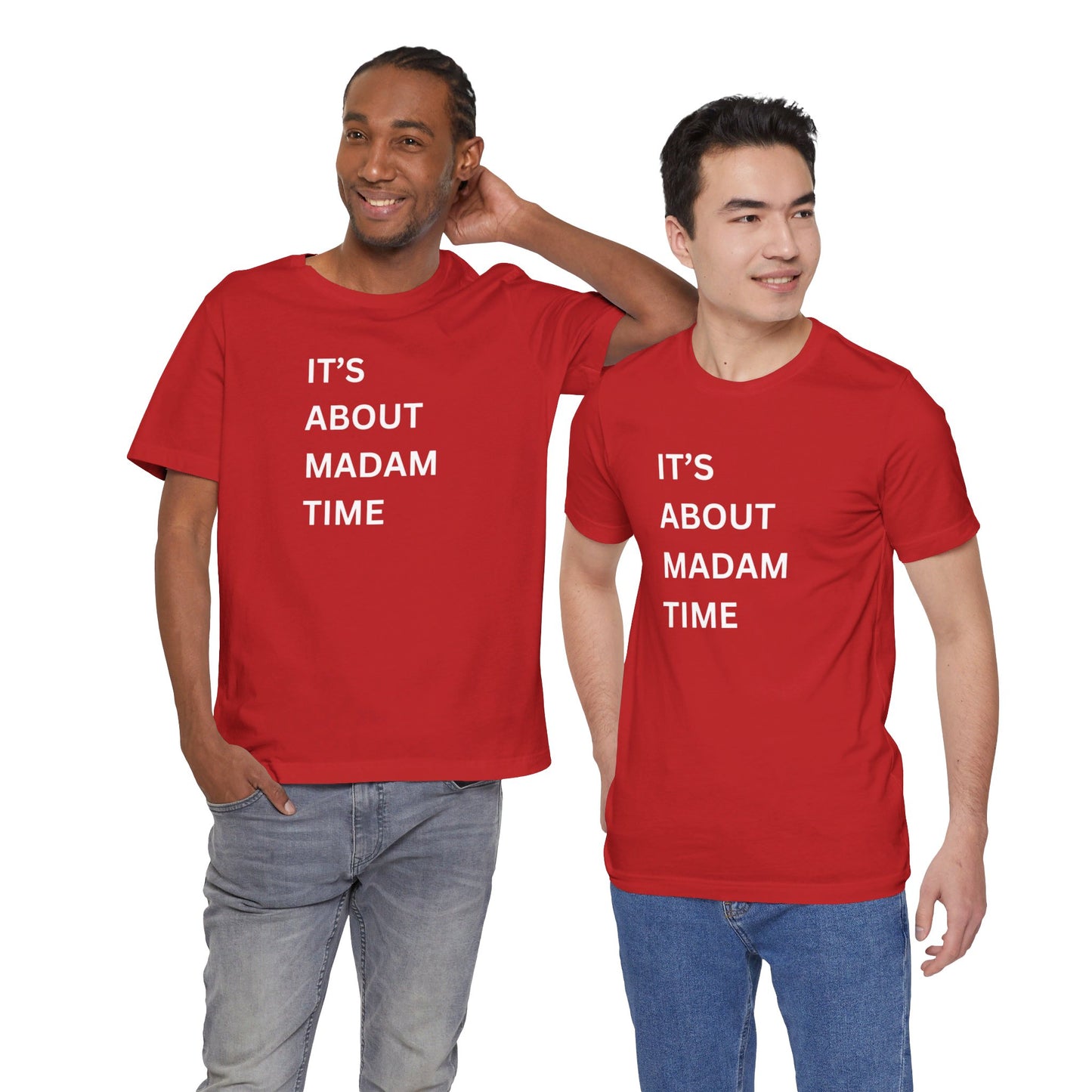 It’s About Madam Time Jersey Short Sleeve Tee