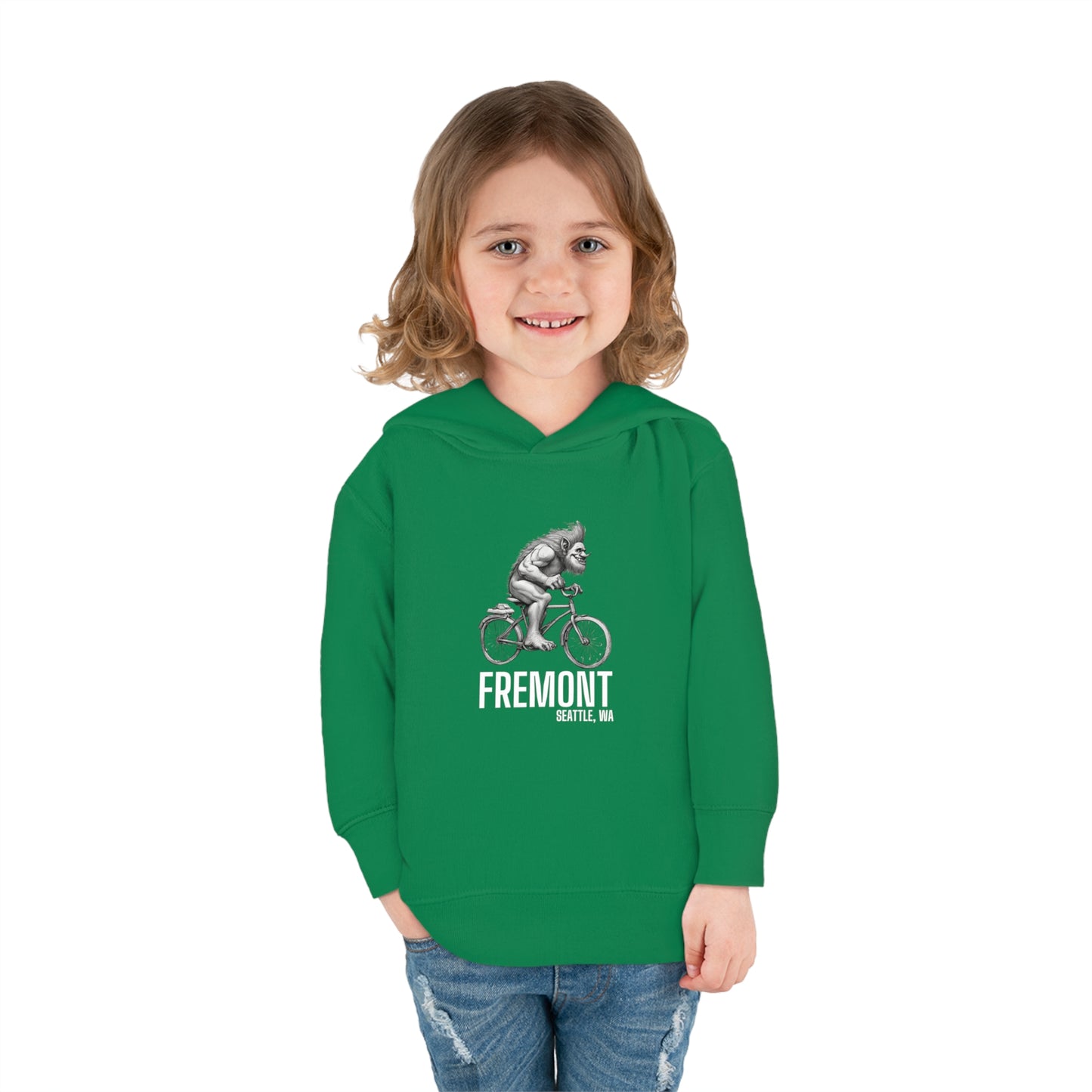 Fremont Seattle Toddler Pullover Fleece Hoodie