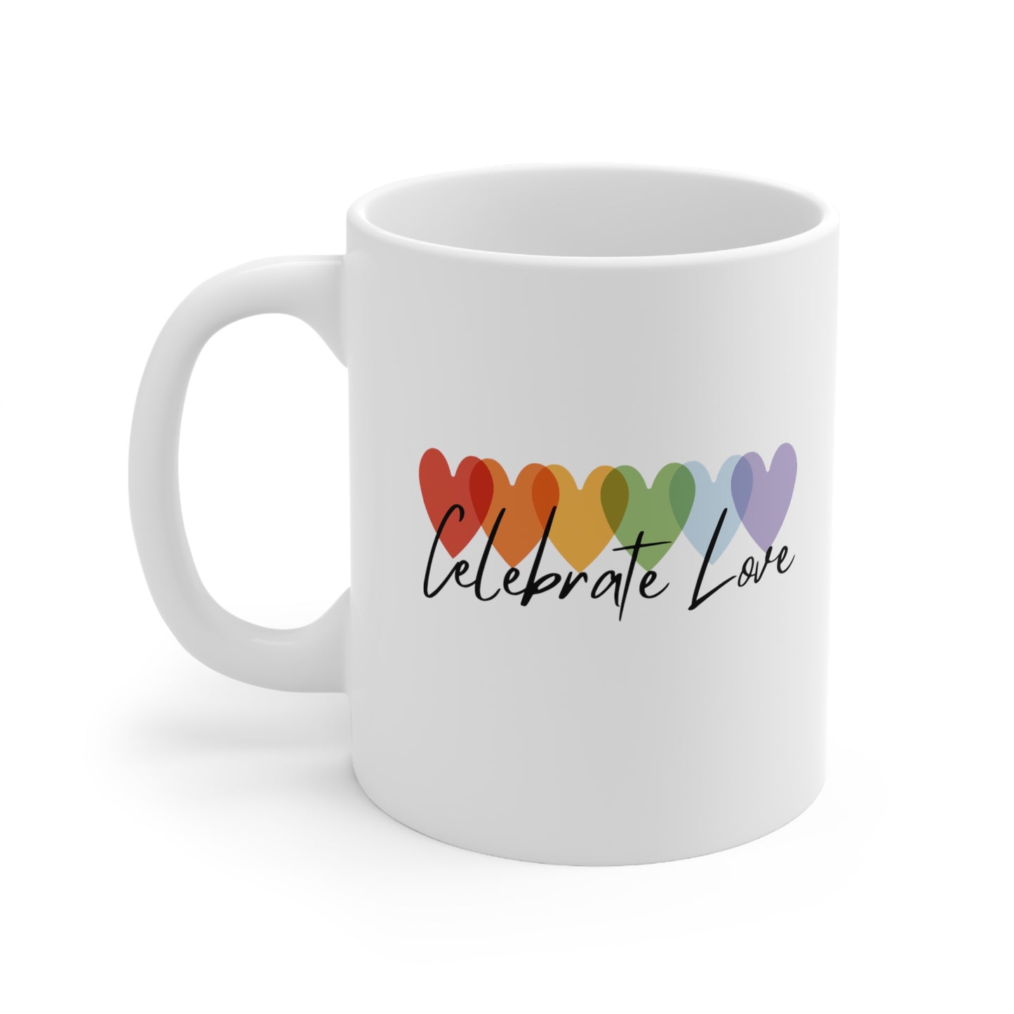 Celebrate Love Ceramic Mug 11oz