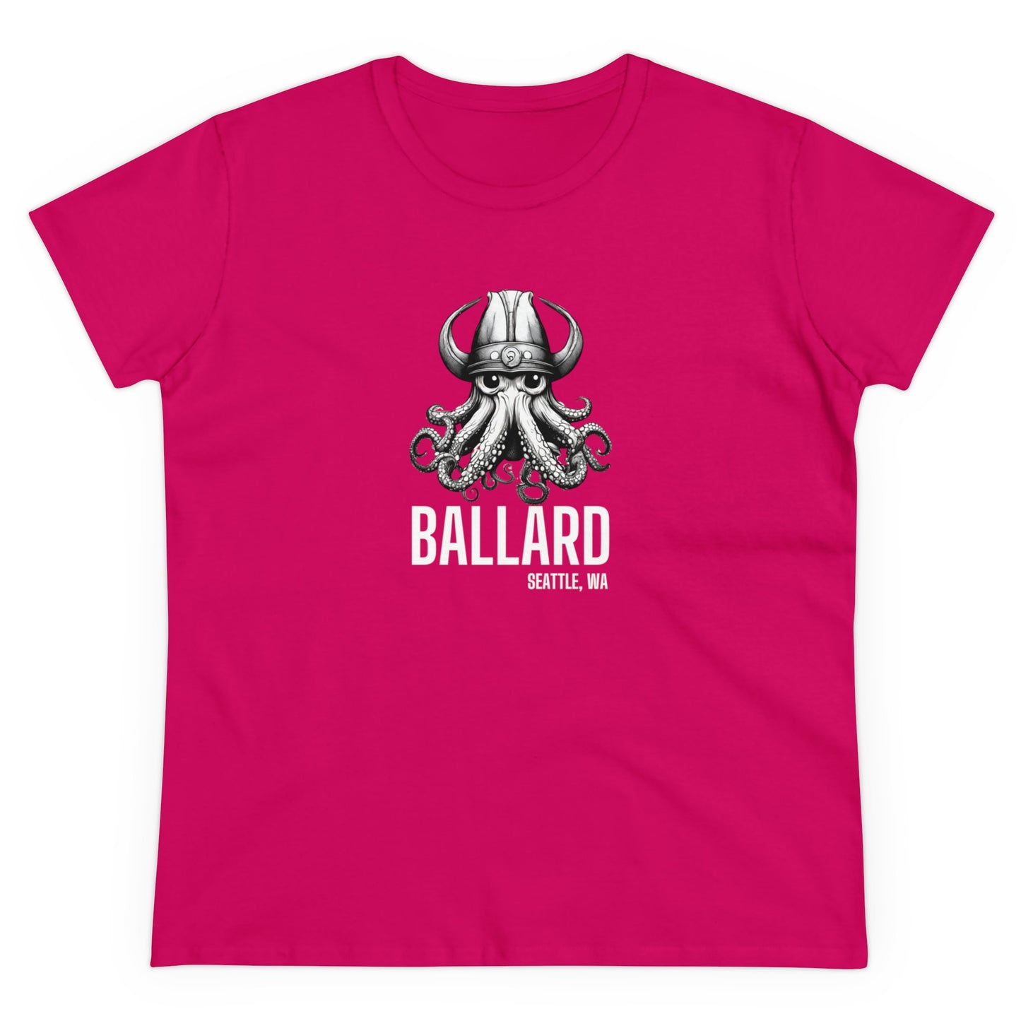 Ballard Octopus Women's Midweight Cotton Tee