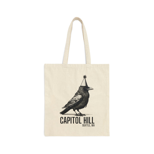 Capitol Hill Seattle Cotton Canvas Tote Bag