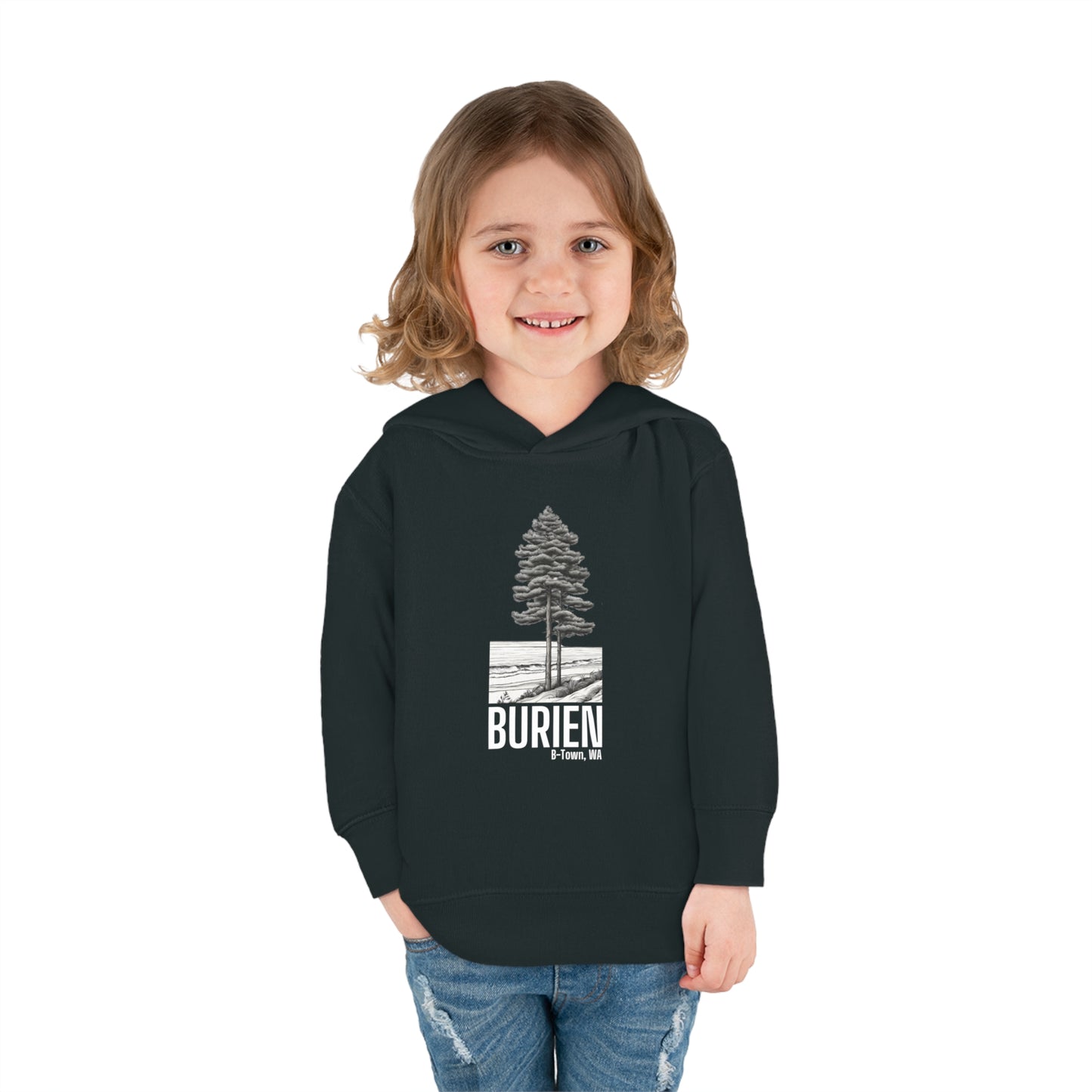 Burien WA Toddler Pullover Fleece Hoodie