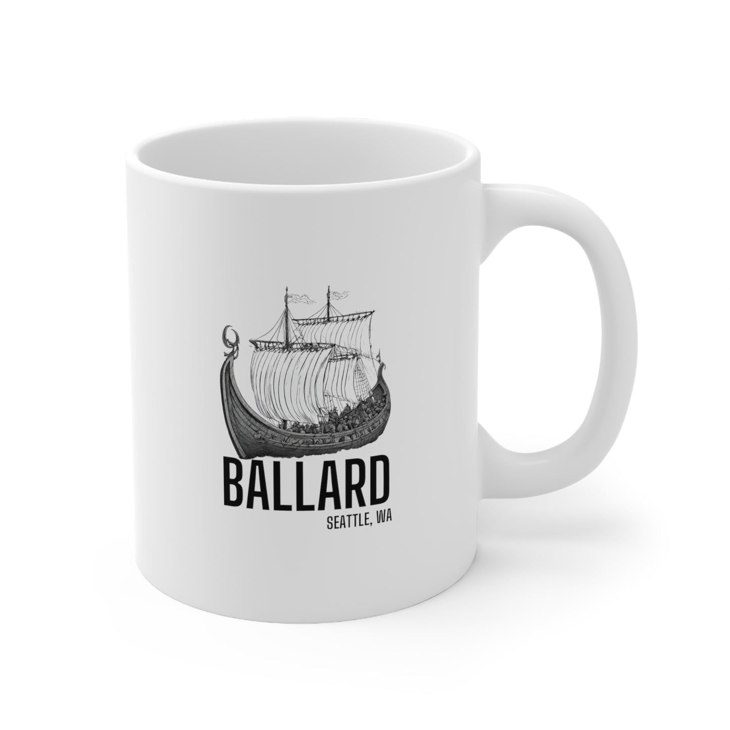 Ballard Seattle Ceramic Mug 11oz