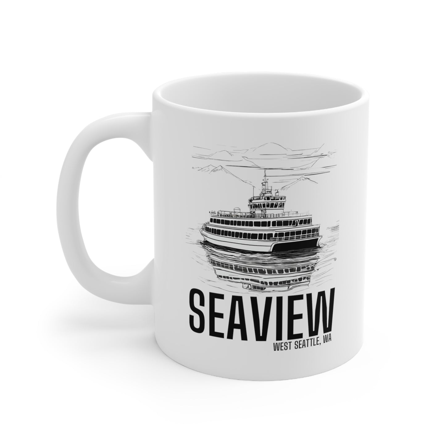 Seaview West Seattle Ceramic Mug 11oz