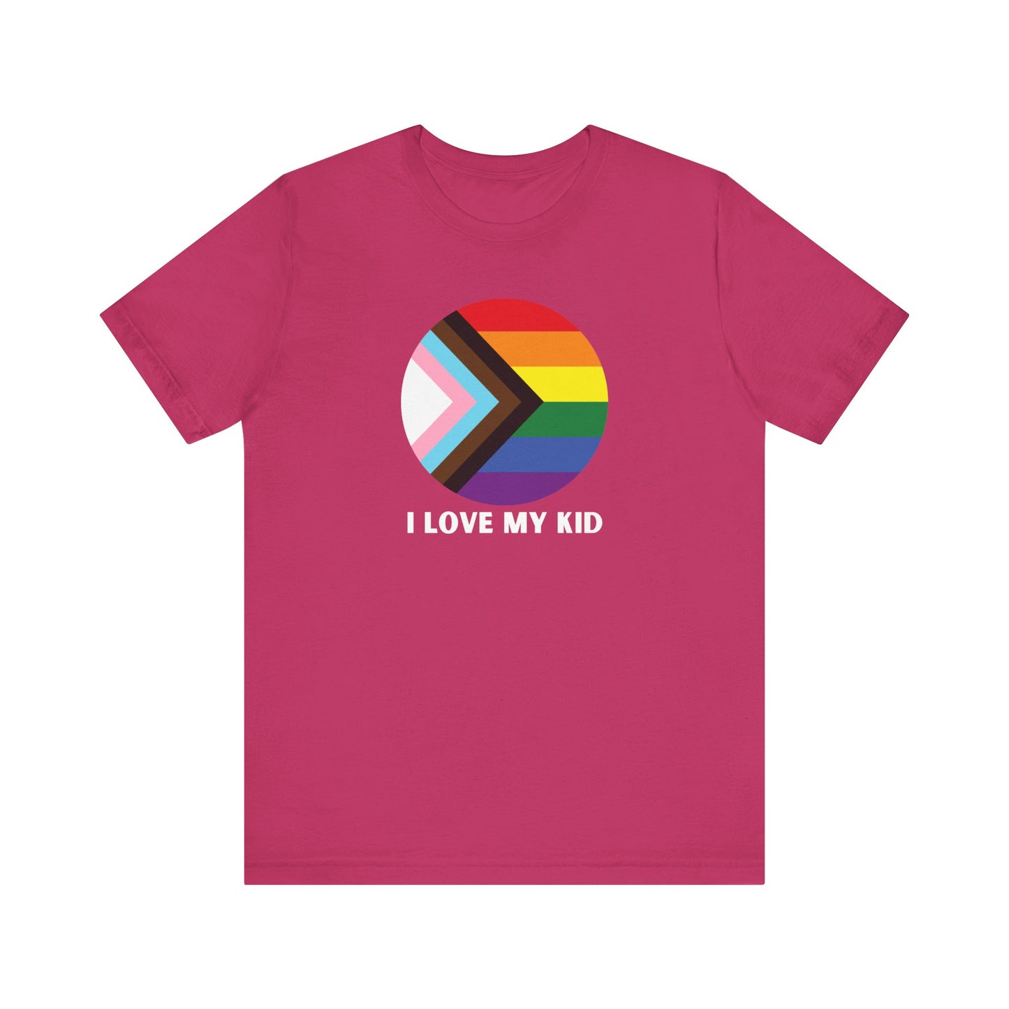 I Love My Kid Jersey Short Sleeve Tee