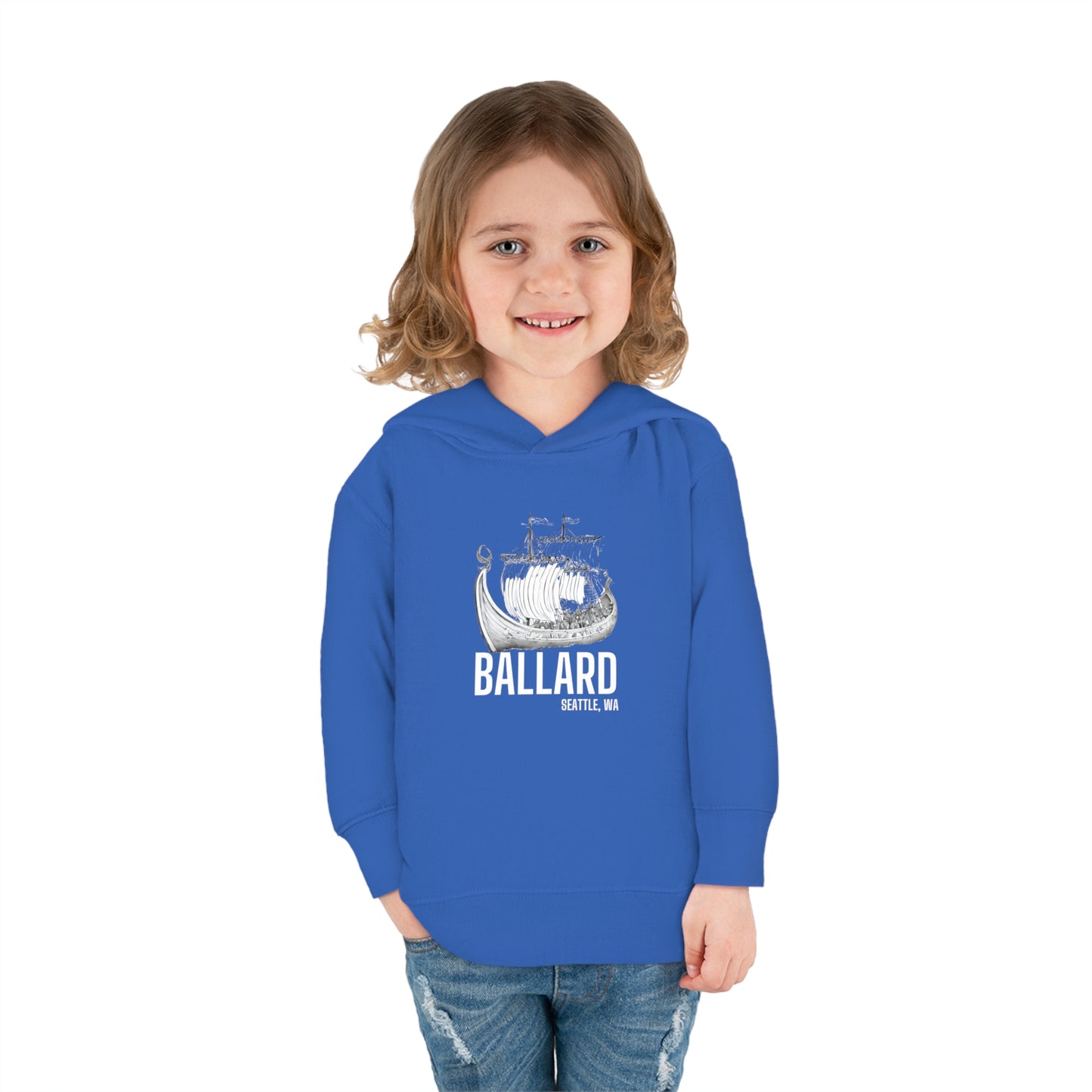 Ballard Seattle Toddler Pullover Fleece Hoodie