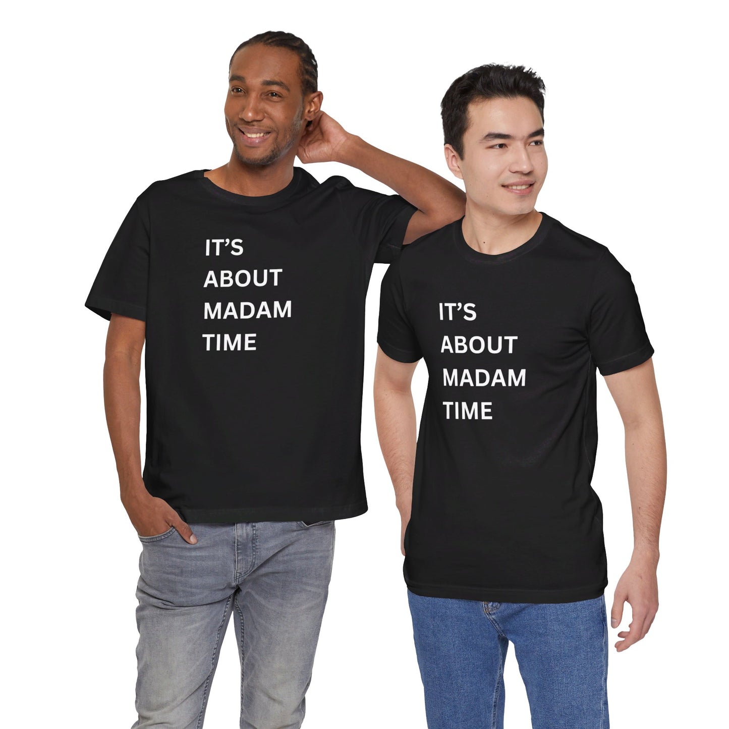 It’s About Madam Time Jersey Short Sleeve Tee