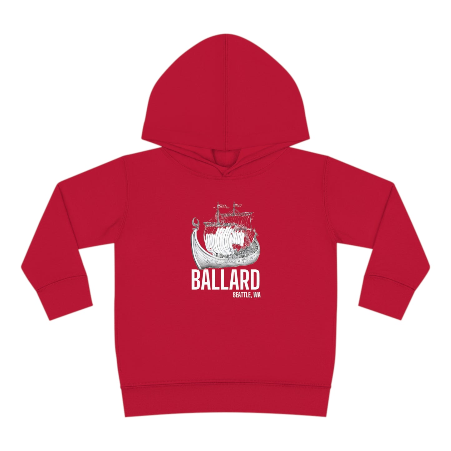 Ballard Seattle Toddler Pullover Fleece Hoodie