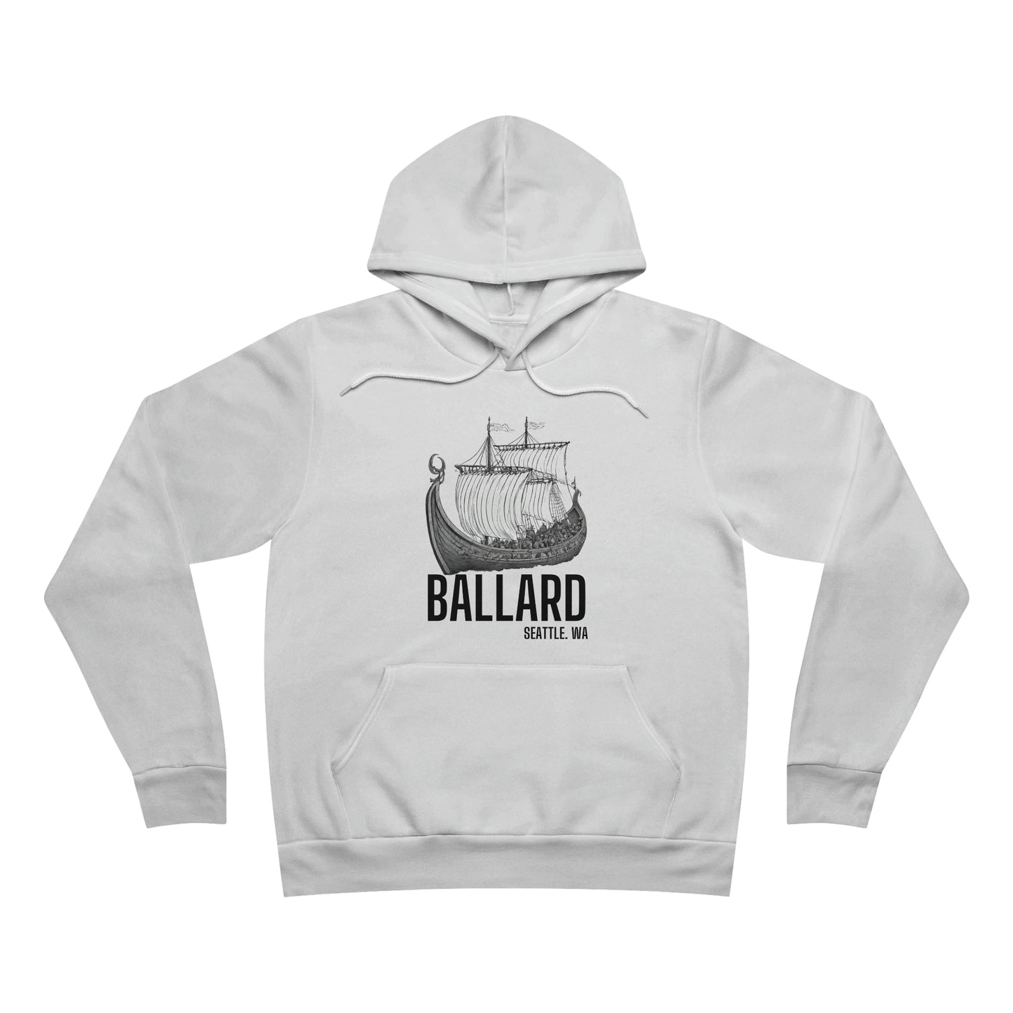 Ballard Seattle Viking Ship Pullover Hoodie