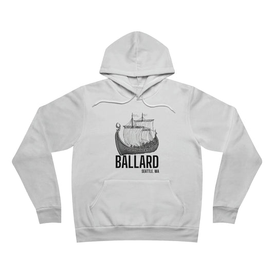 Ballard Seattle Viking Ship Pullover Hoodie