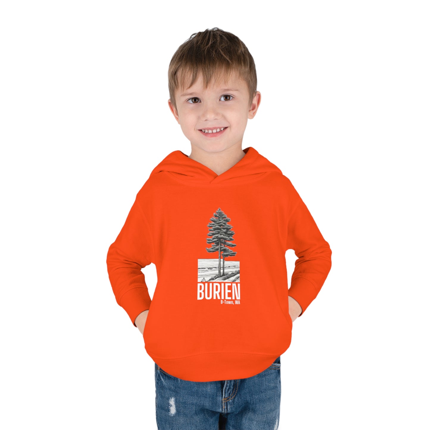 Burien WA Toddler Pullover Fleece Hoodie